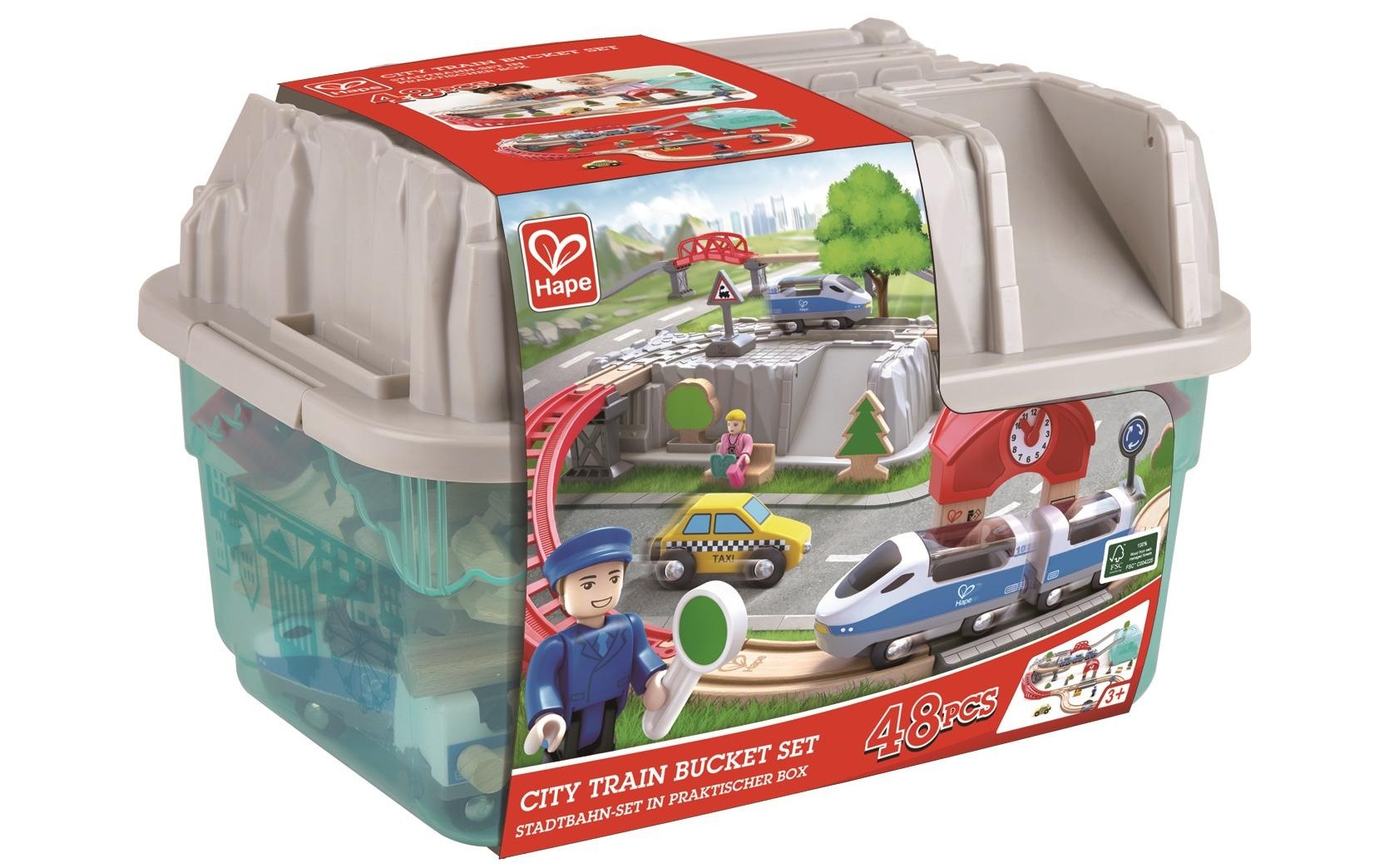 Hape Spielzeug-Eisenbahn »Stadtbahn-Set«