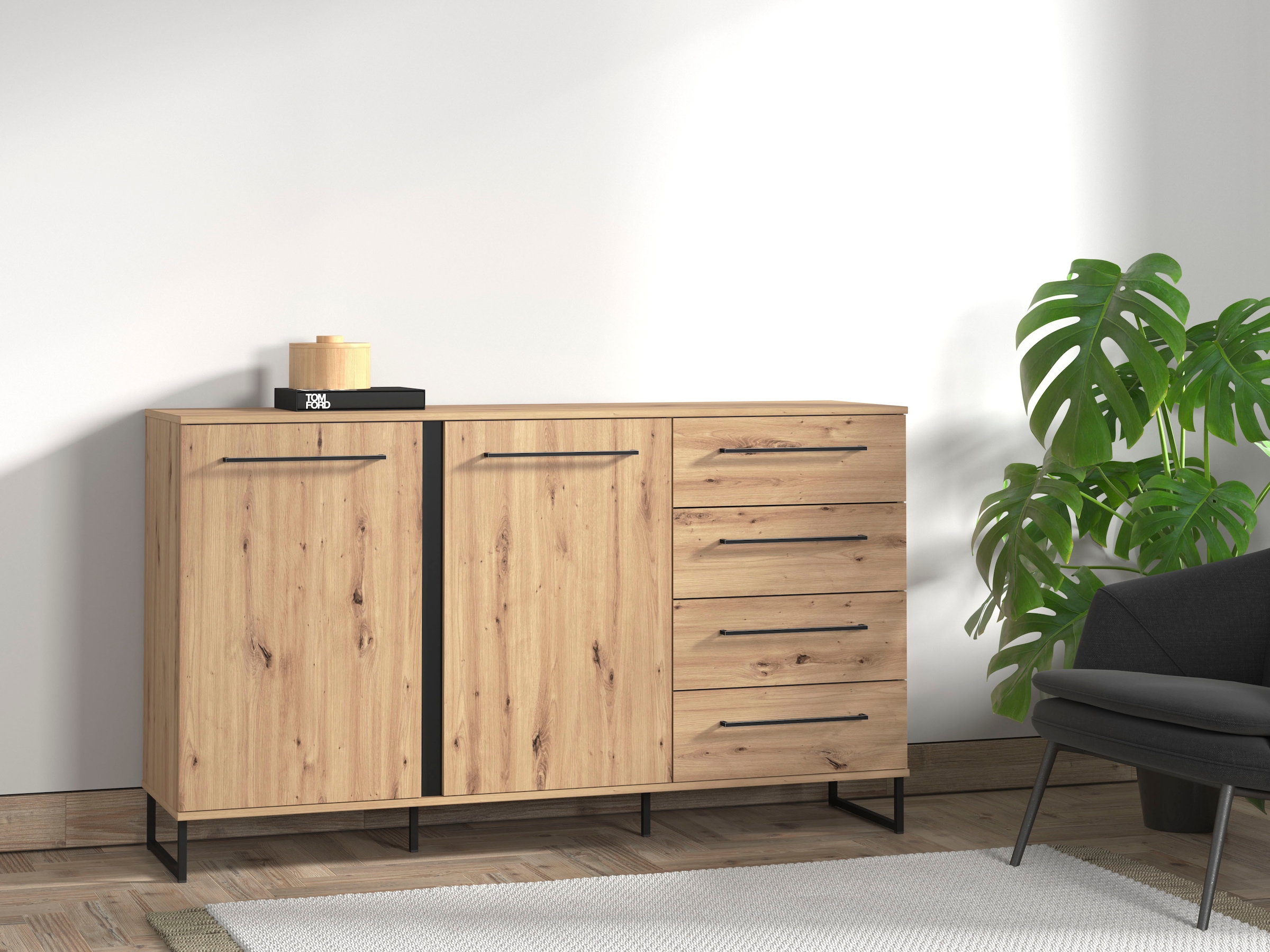 INOSIGN Sideboard »Sardinia« Kommode, Breite ca. 159 cm