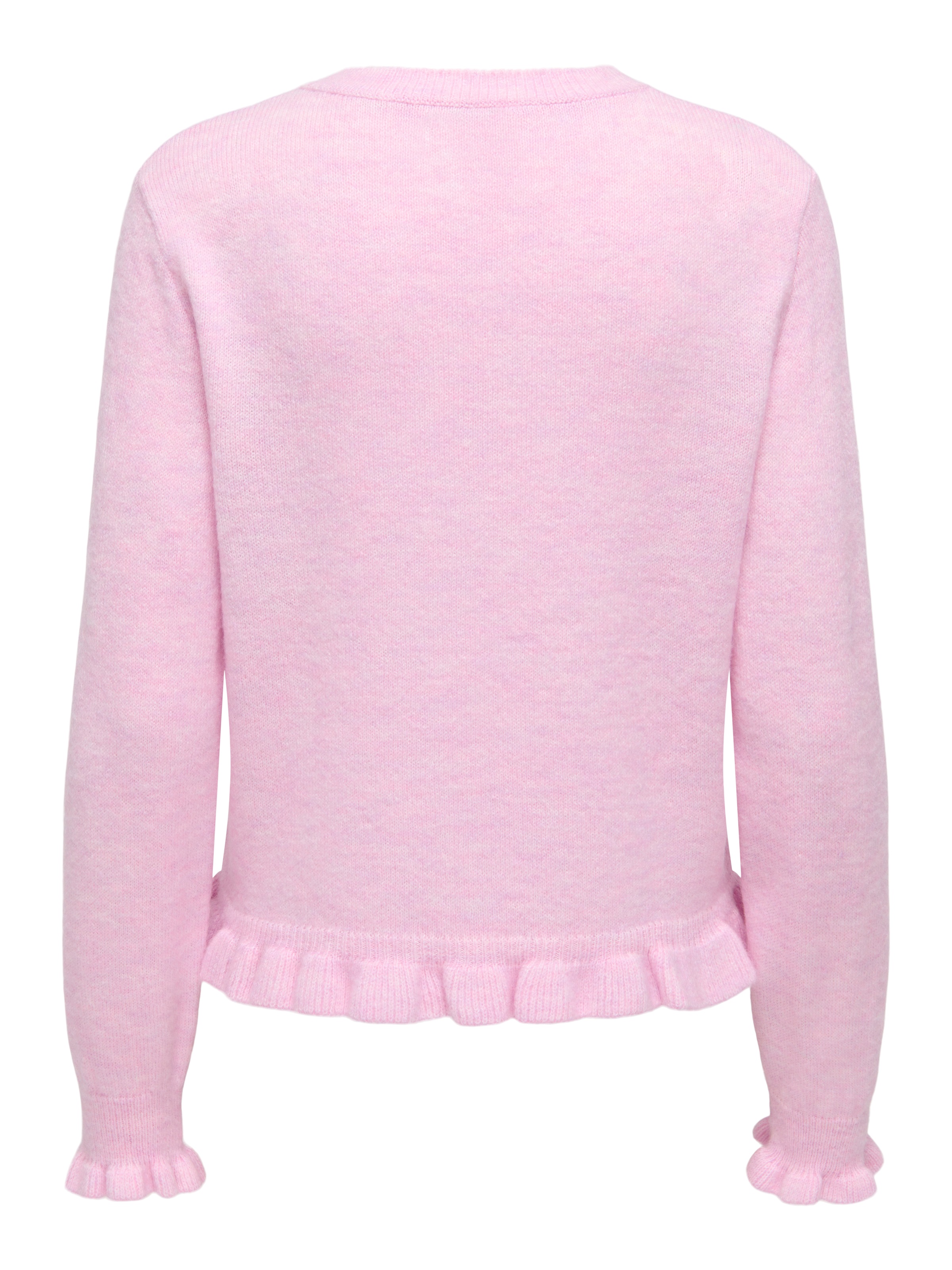 JDY Veste en tricot »JDYLETTY L/S ON FRILL CARDIGAN KNT NOOS«