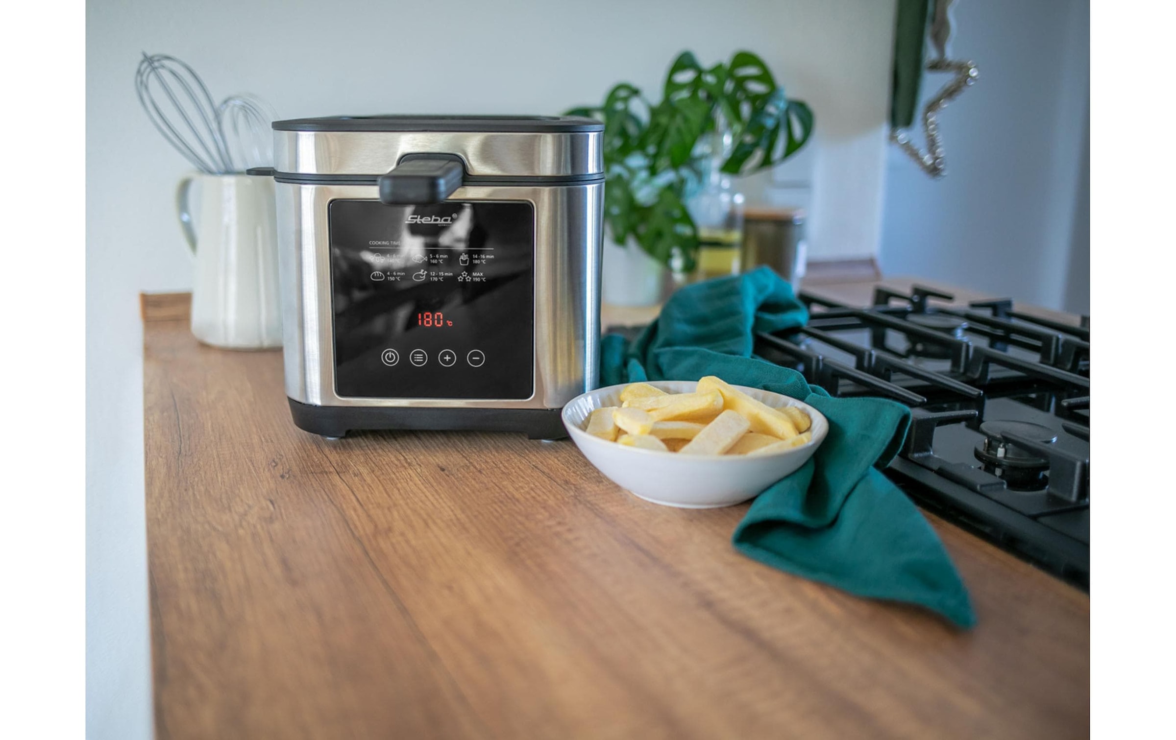 Steba Friteuse »Steba Fritteuse DF 150 Edelstahl 2.5 l 1200 W« 1200