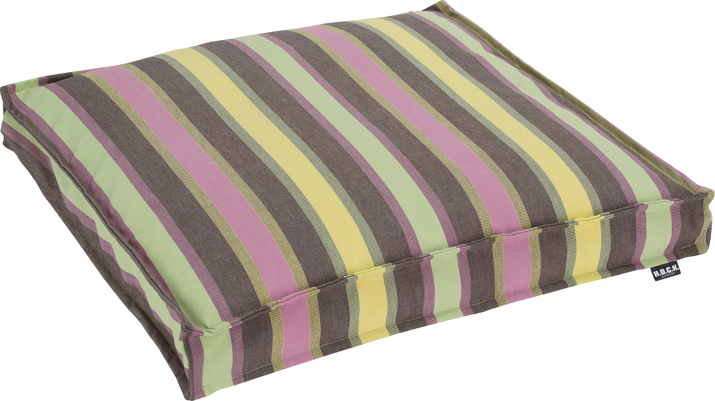 H.O.C.K. Coussin d'assise »Yucatan Outdoor« avec des rayures colorées