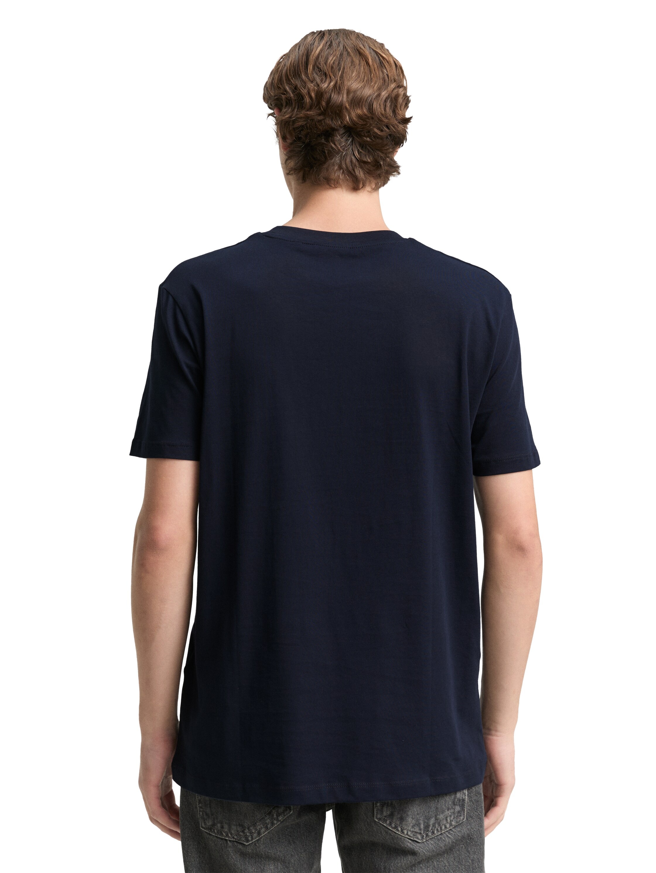 TOM TAILOR Denim T-Shirt mit Logofrontprint