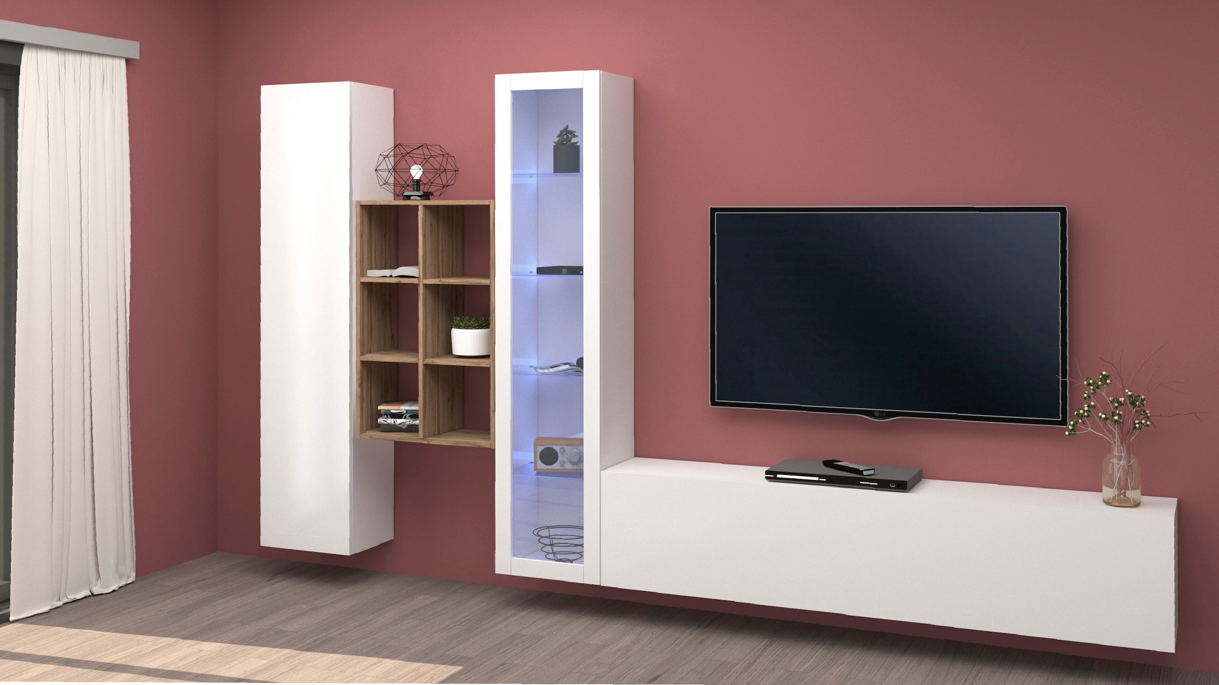 Home affaire Meuble mural »Maruska« 1 cuis tlg.