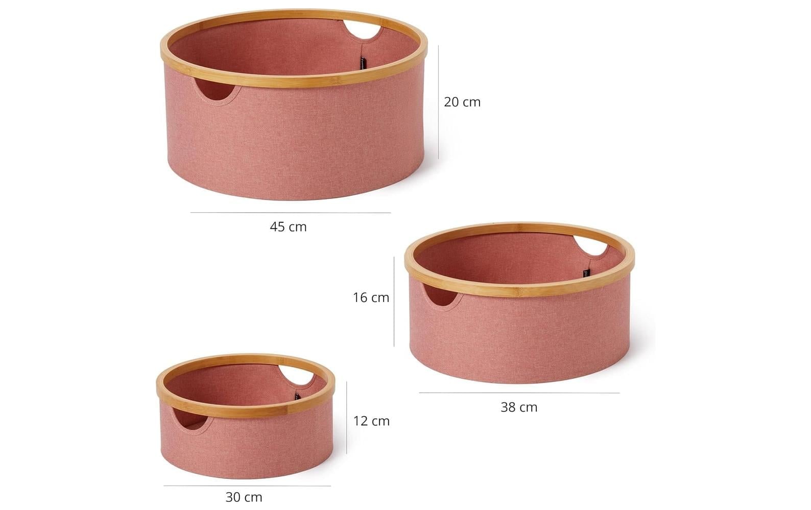 Lumaland Boîte de rangement »rund 3 Stück«