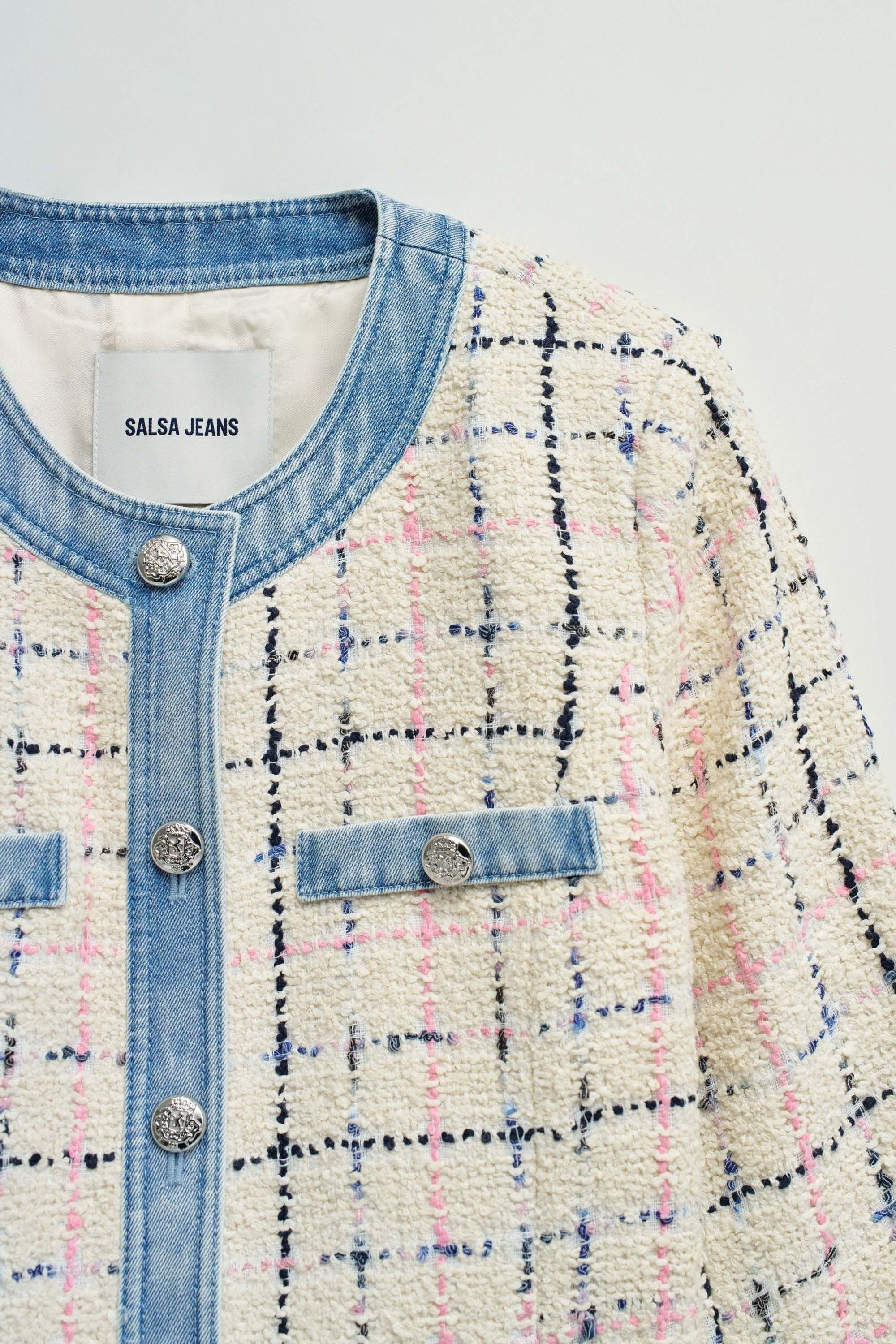 Salsa Kurzjacke »Salsa Jeans Jacke Tweed«