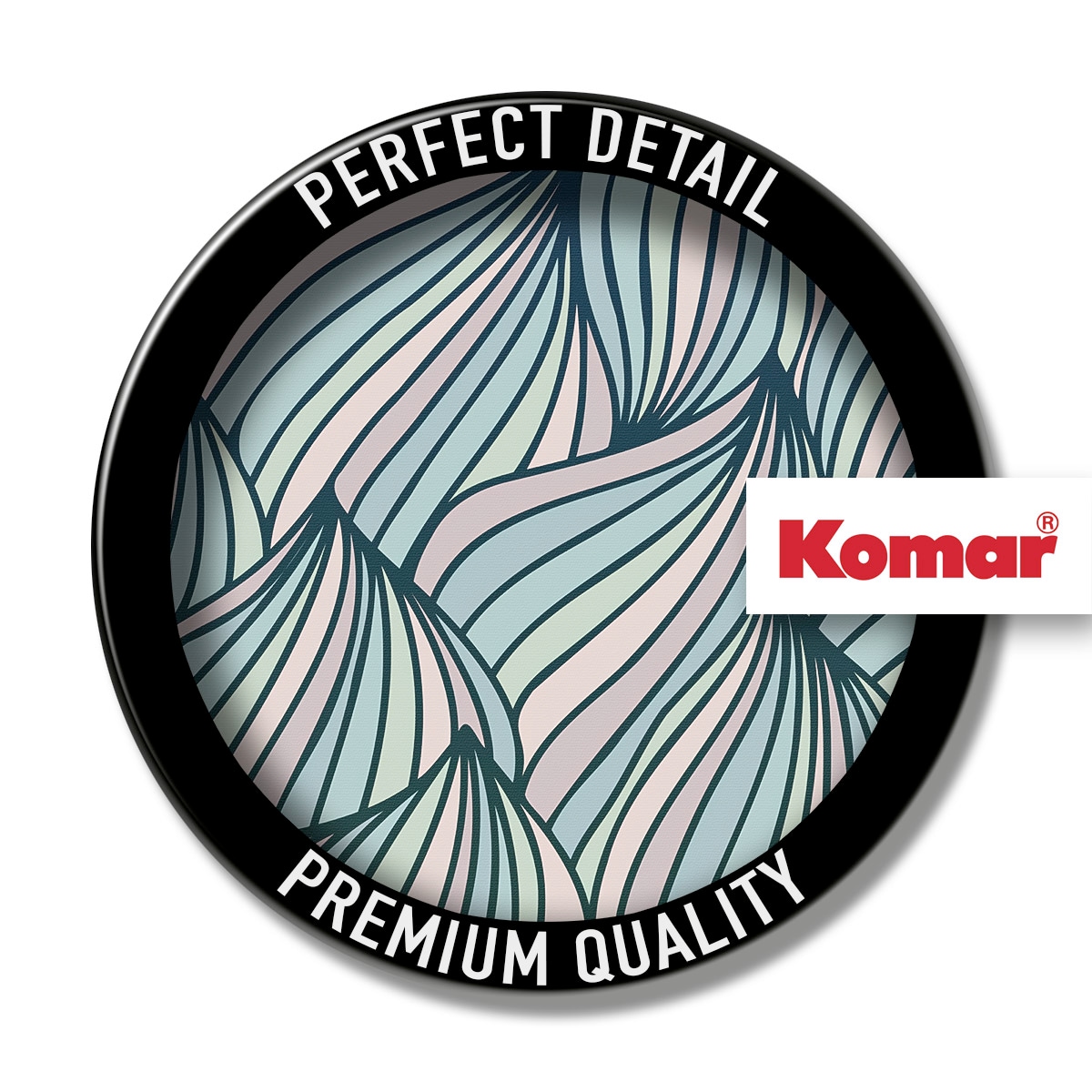 Komar Fototapete »Komar Vlies Fototapete - Gentle Waves - Grösse 250 x 250 cm« bedruckt glatt