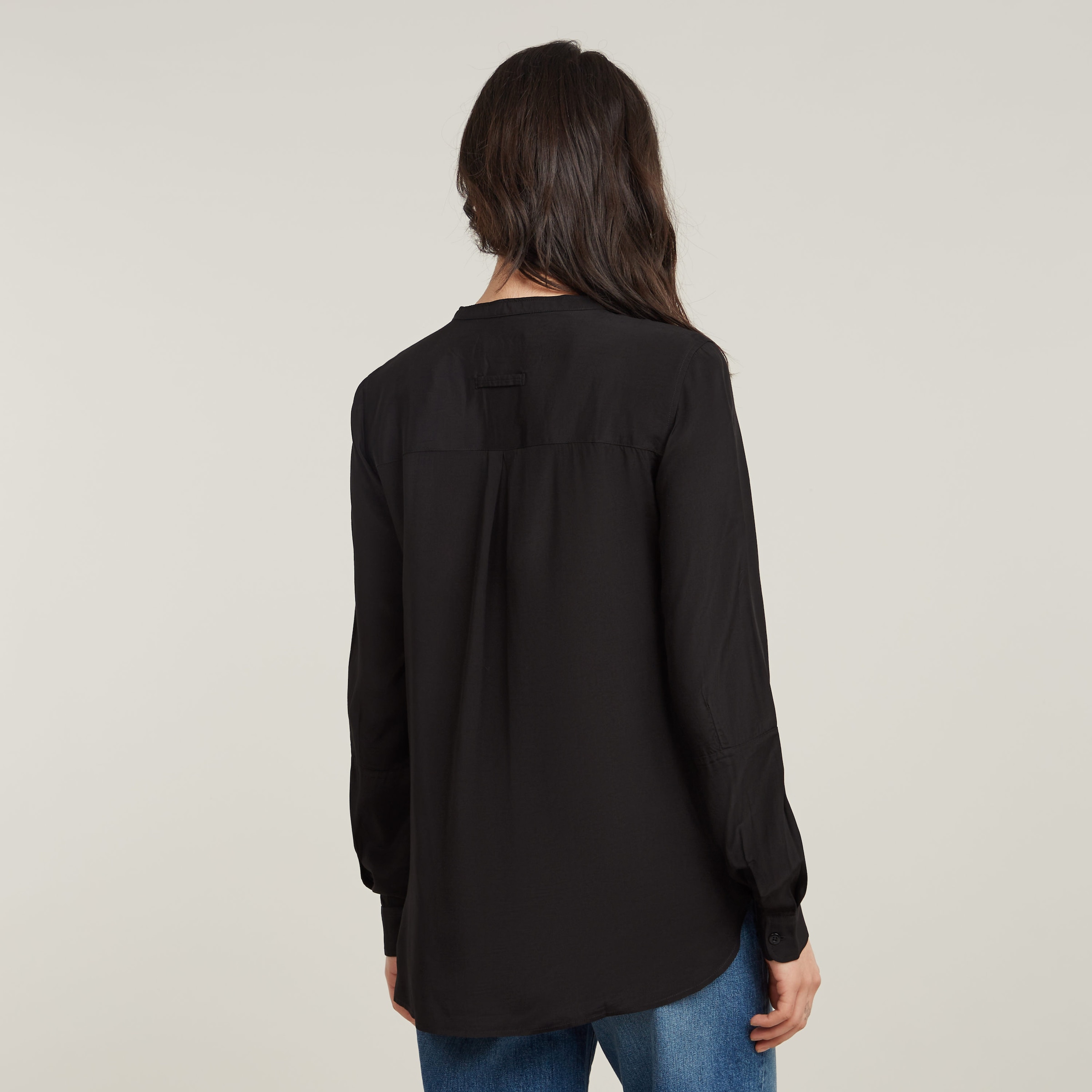 G-STAR Blouse à manches longues »Half Placket Top ls wmn« mit verdeckter Knopfleiste