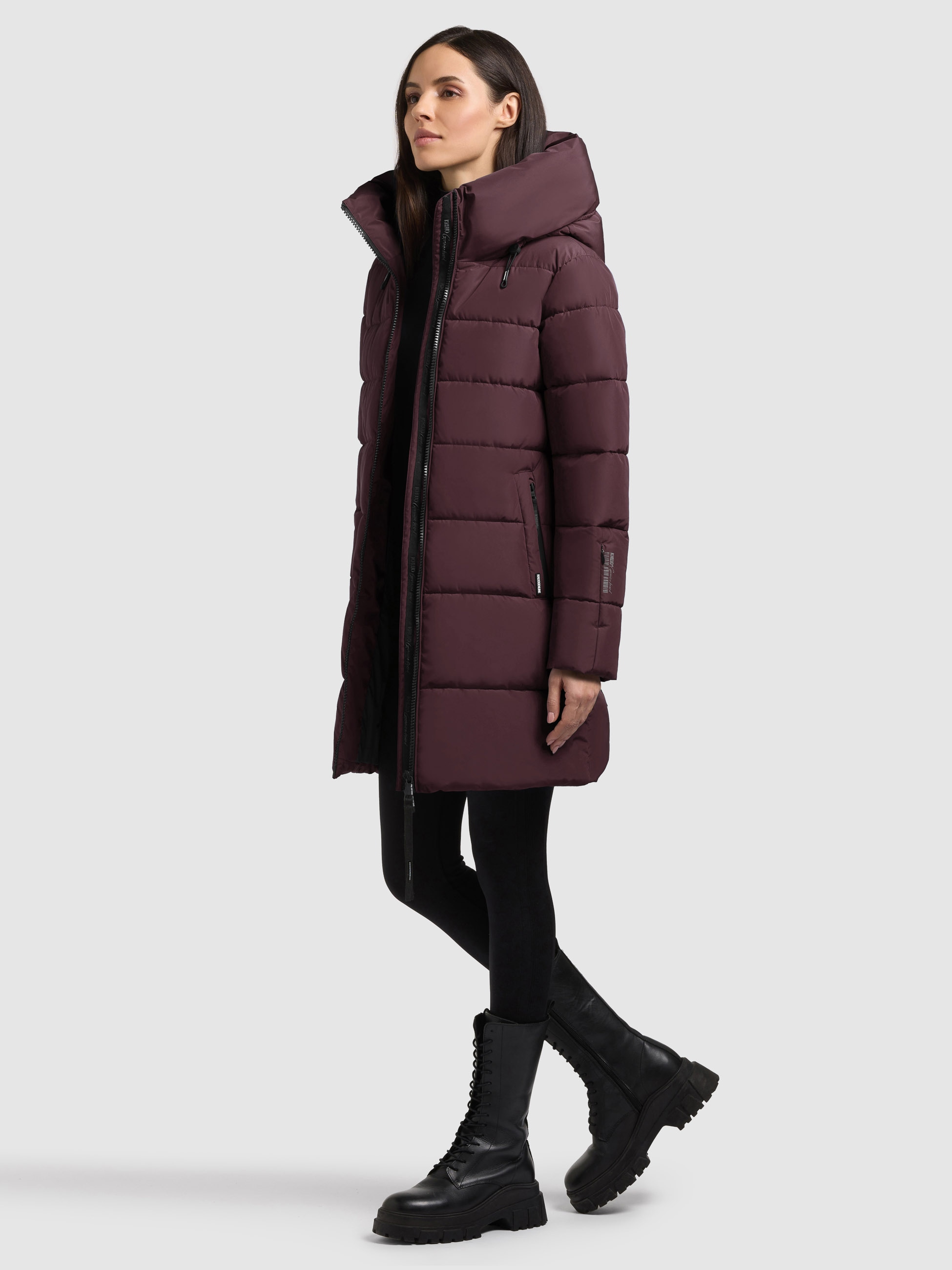 khujo Steppjacke »GRIMES« mit Kapuze Reissverschlusstaschen
