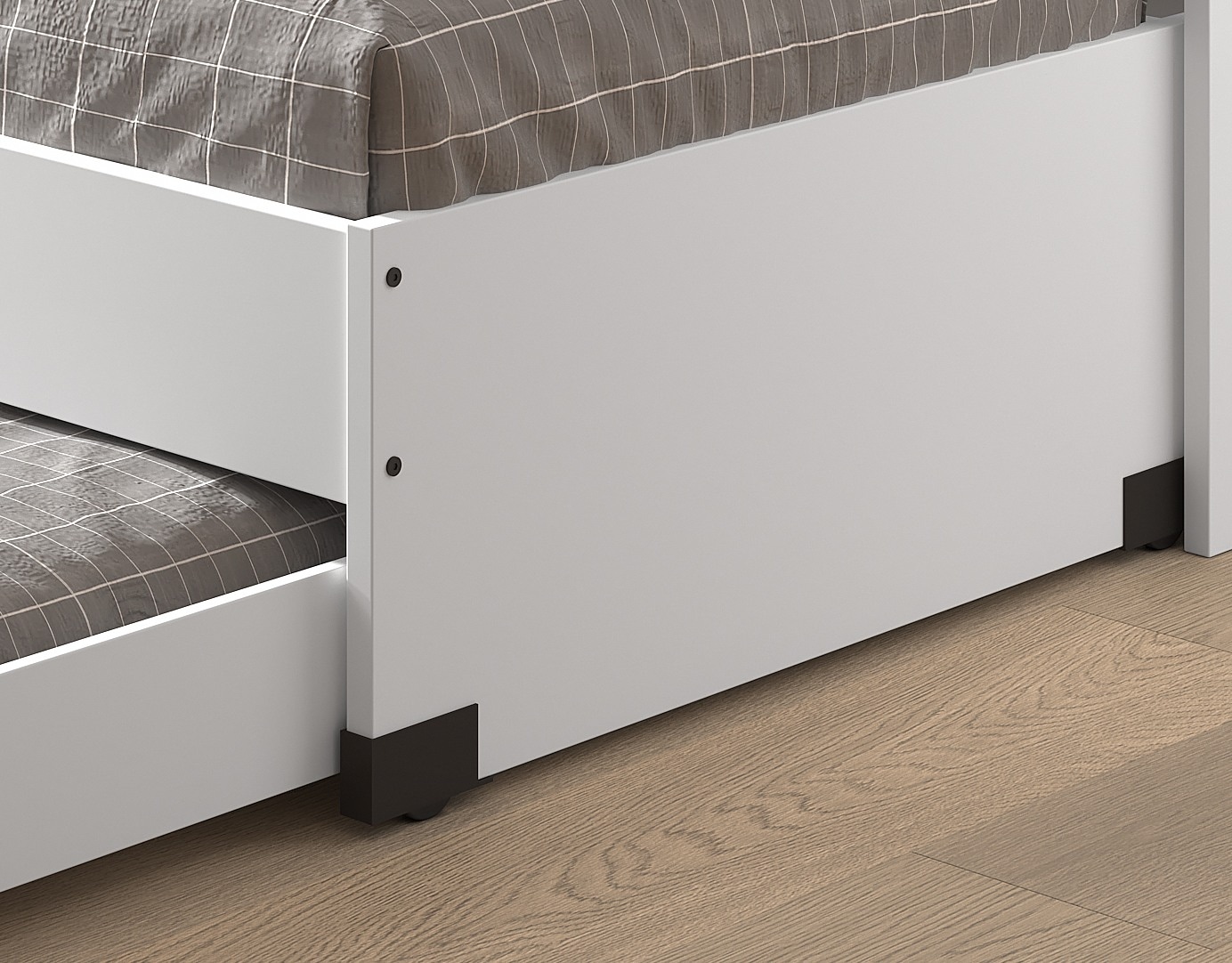 Vipack Lit superposé »praktisches Etagenbett mit viel Funktion, 2 Dekore zur Wahl« L/H/P env. 219x114x98 cm, échelle métal et protection anti-chute noire,  pour petits espaces, 2 surfaces de couchage, tiroir-lit, incl. bureau