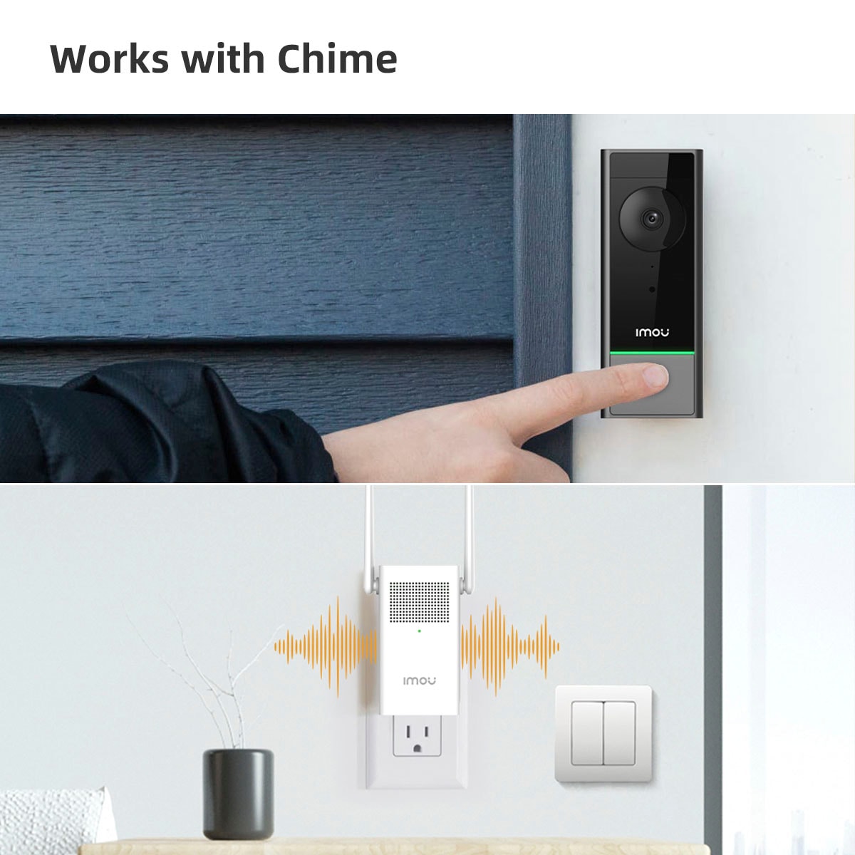 Imou Caméra de surveillance »Smart Kamera-Türklingel DB60 Kit« Espace extérieur