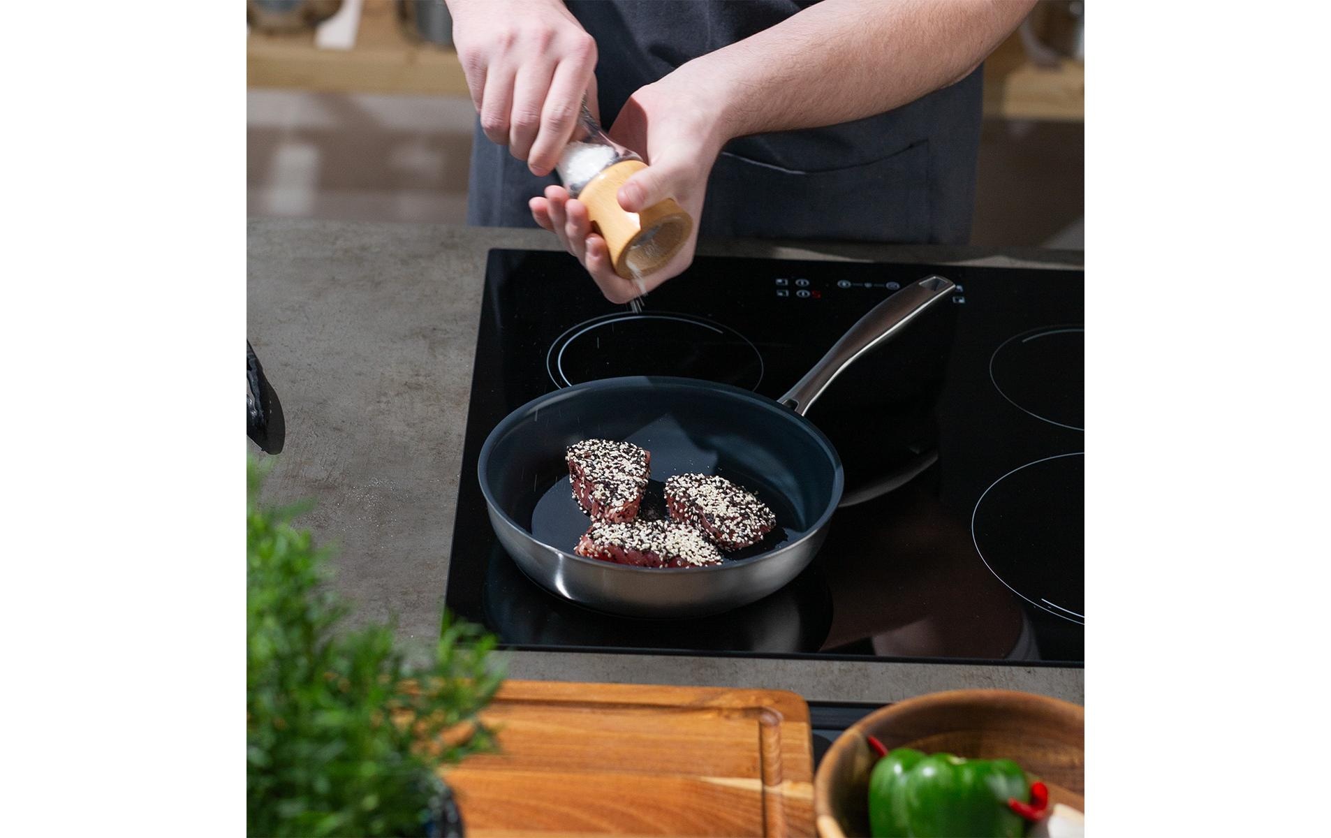   Bratpfanne »Lunasol Sirius Terra Multi-Layer, Straight« Aluminium