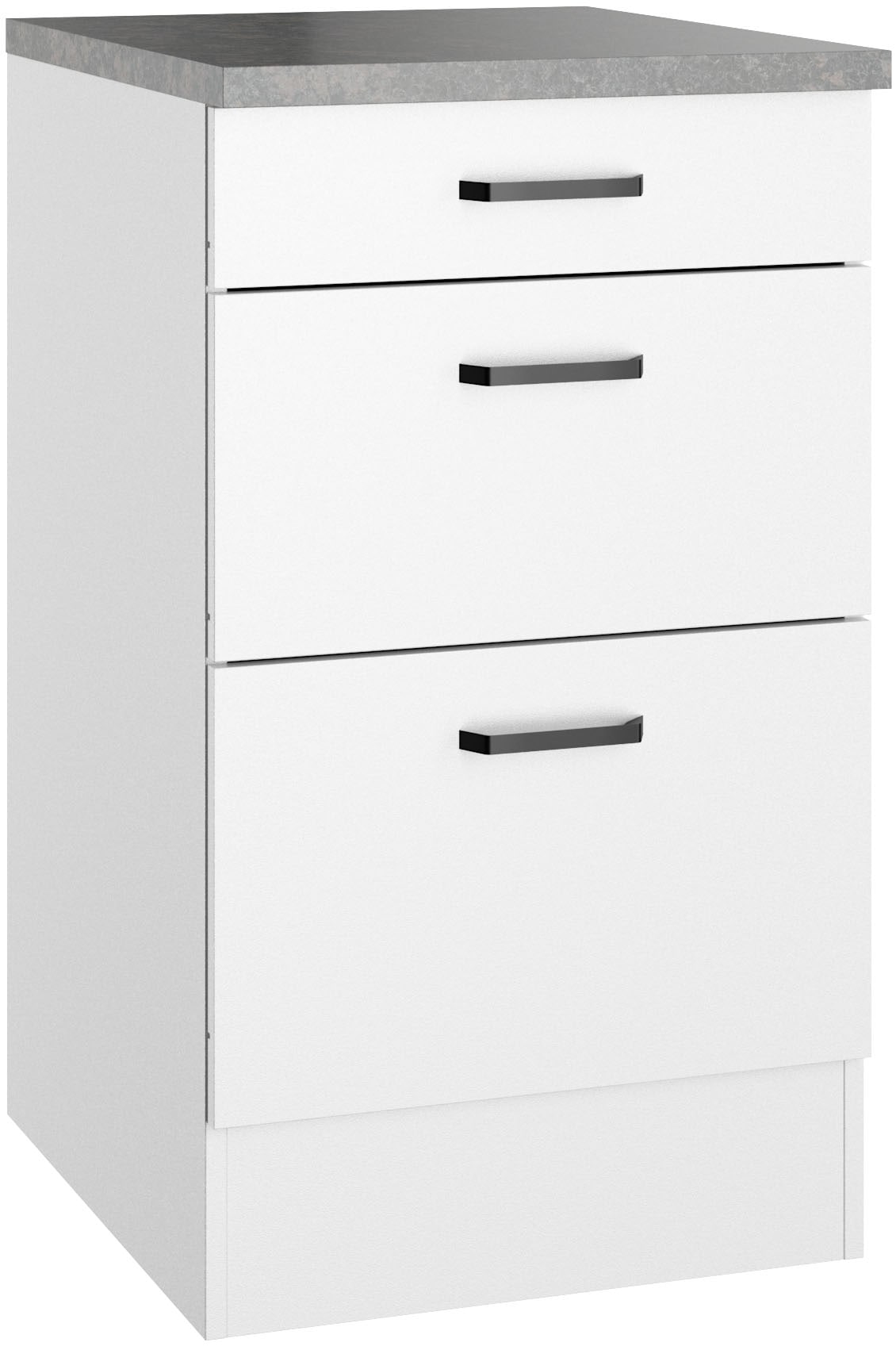 OPTIFIT Armoire basse »OPTImulti« Breite 50 cm, Tiefe 60 cm, mit 1 Schubkasten, 2 Auszügen