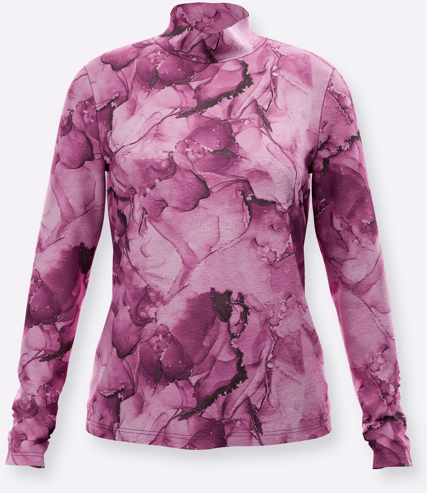 creation L T-shirt à col montant »Druck-Shirt« 1