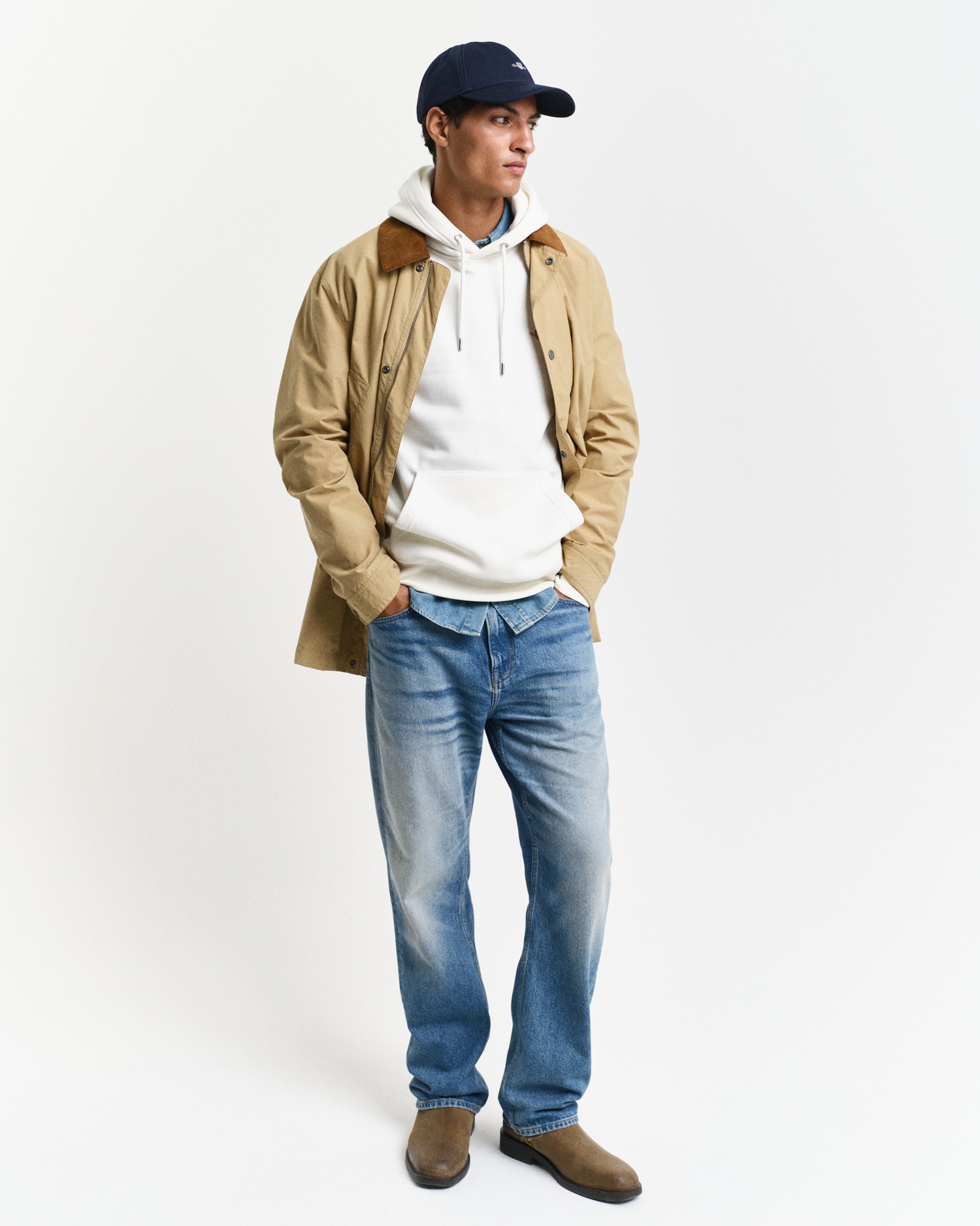 Gant Hoodie »REG SHIELD HOODIE«, avec broderie du logo sur la poitrine

