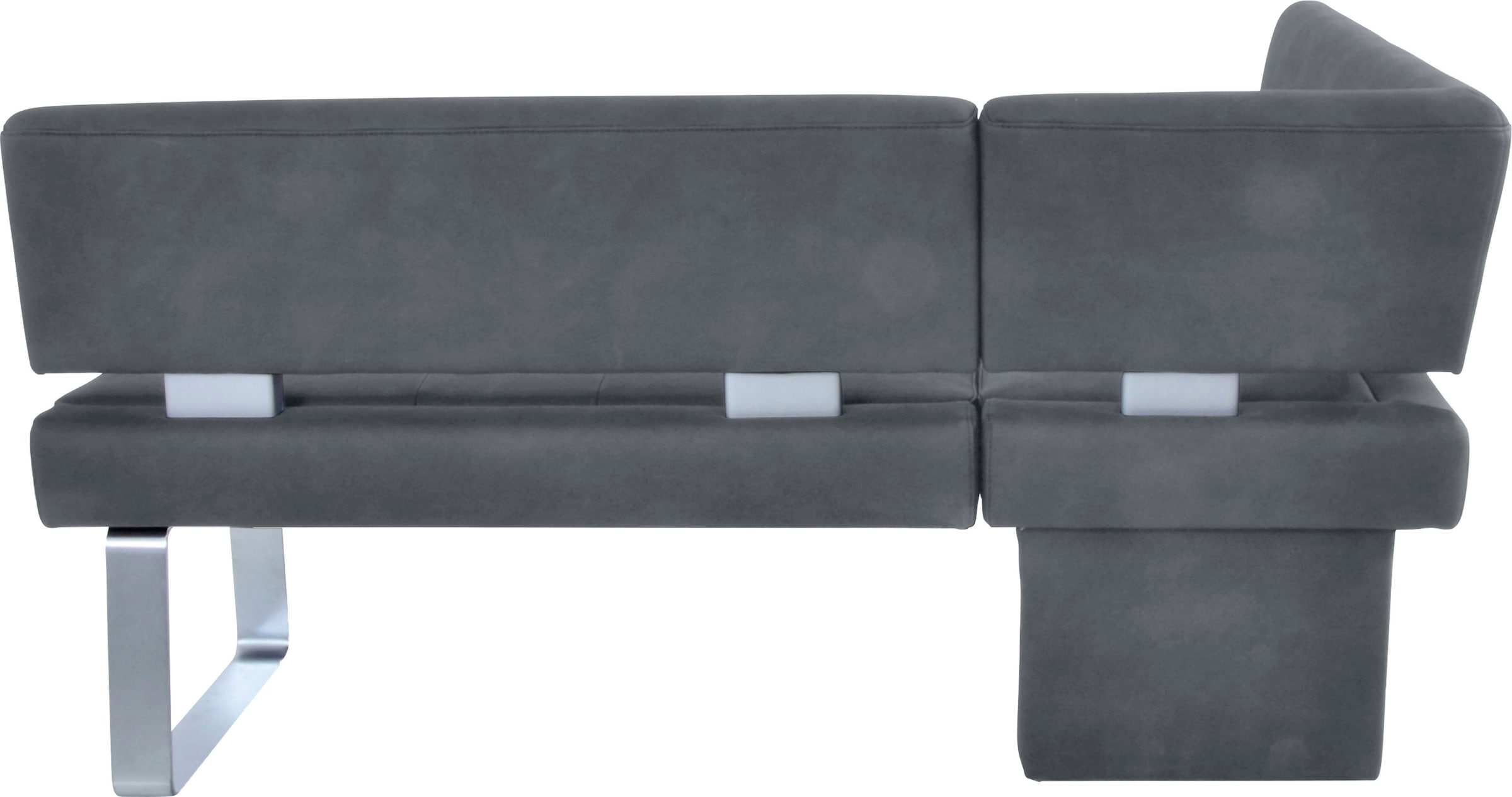 K+W Komfort & Wohnen Banc d'angle »Santos II Esszimmerbank« rembourré, banquette d'angle, choix de côté long 180 cm droite ou gauche