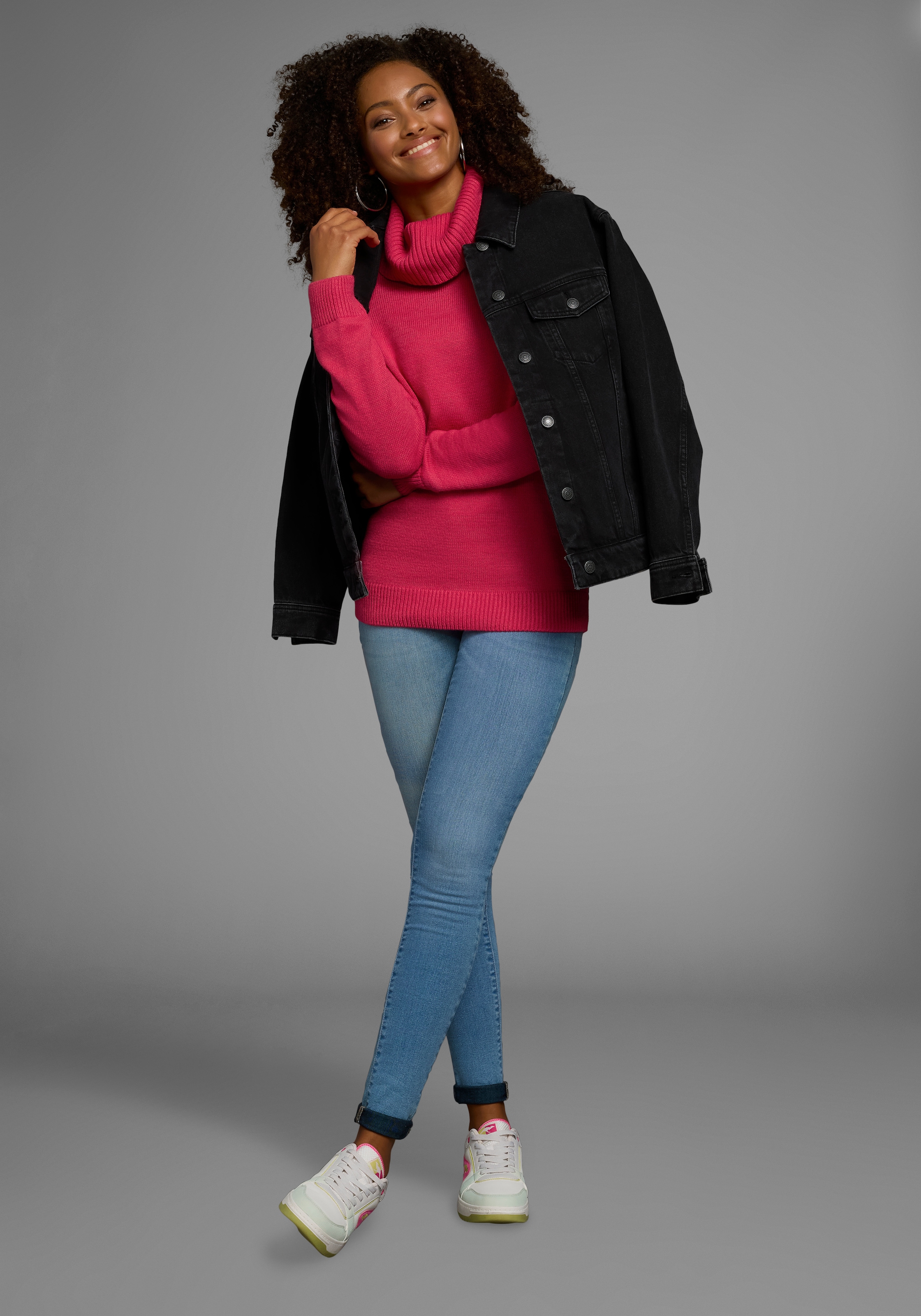 KangaROOS Rollkragenpullover in klassischer Form