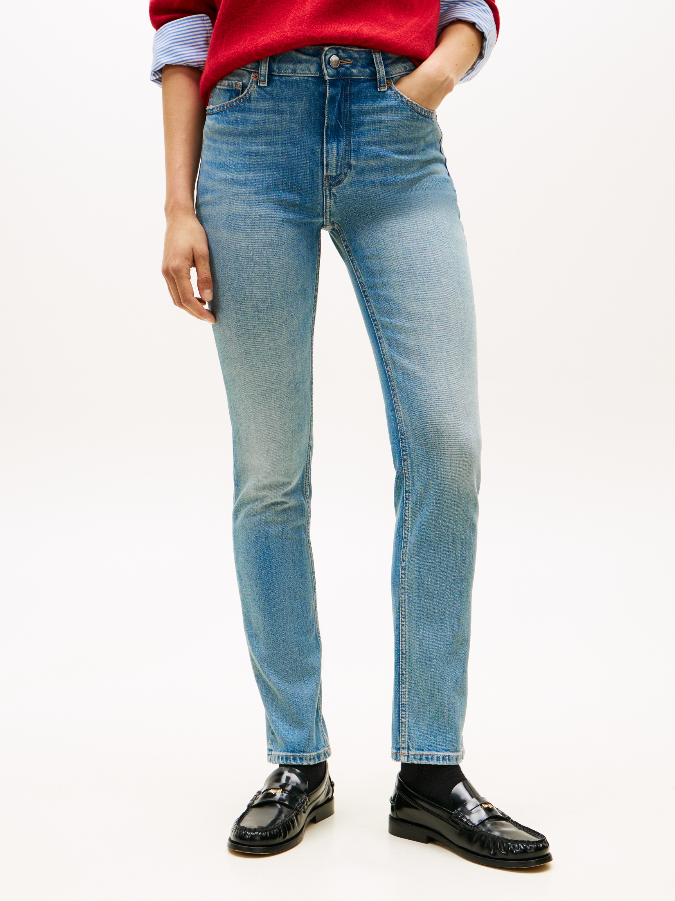 Tommy Hilfiger Slim-fit-Jeans »DNM SLIM RW«