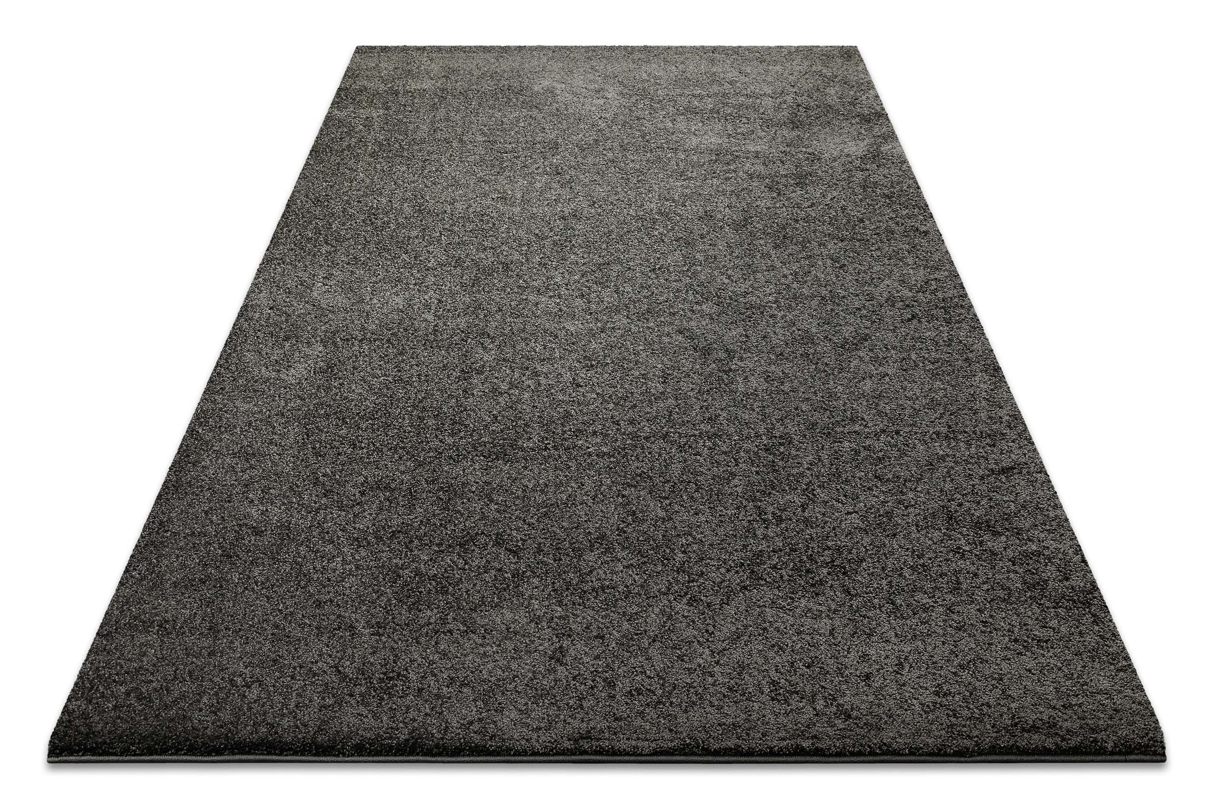 Wecon home Basics Tapis à poils longs »Nova, auch als Läufer, auch quadratisch« Rectangulaire 25 mm Höhe Shaggy gewebt, Läufer, robust, Wohnzimmer, Schlafzimmer