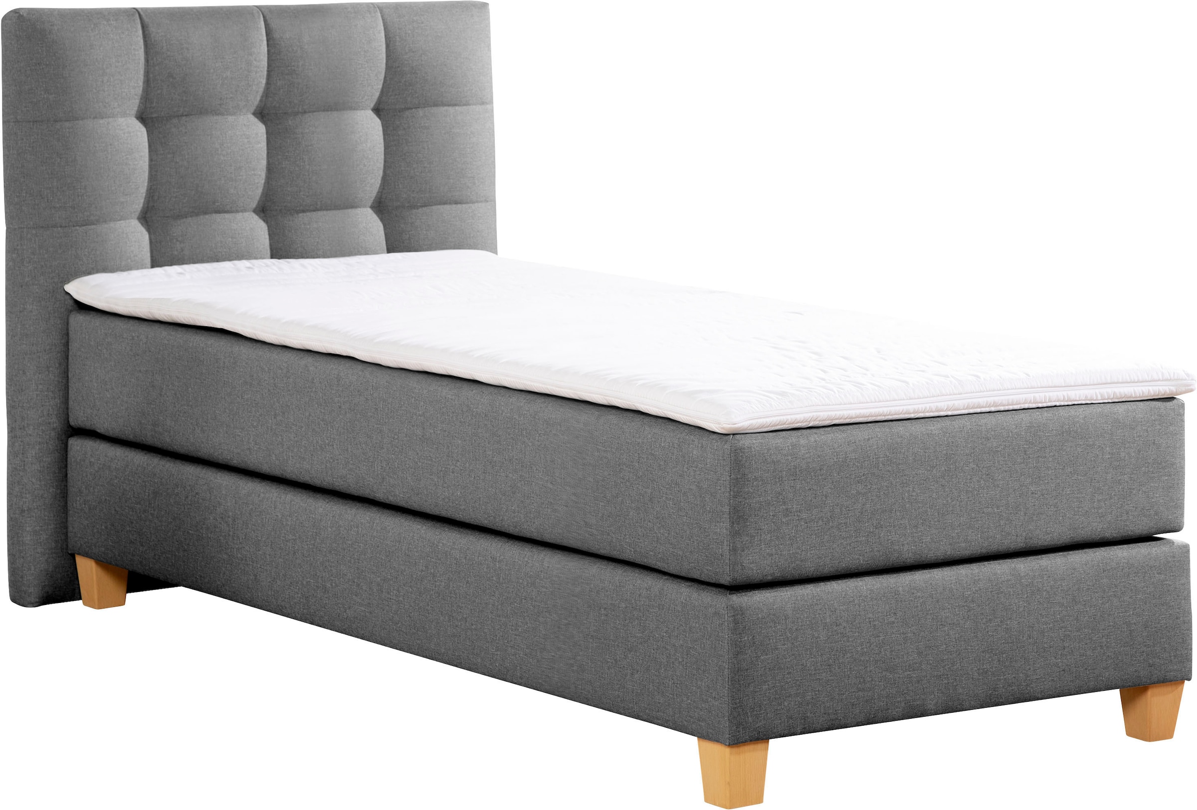 Home affaire Lit boxspring »Moulay« incl. surmatelas, en 3 degrés de fermeté, TFK aussi en fermeté 4