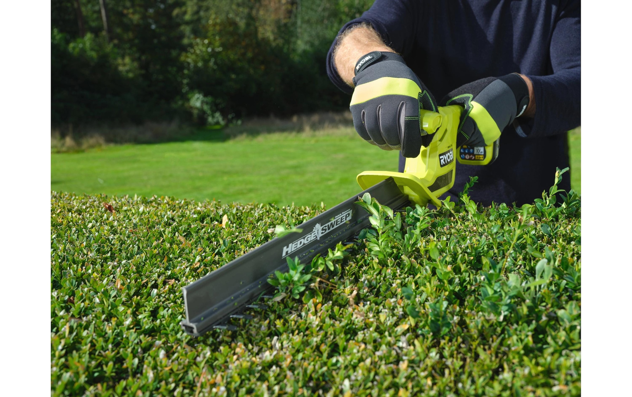   Taille-haies sans fil »RYOBI RY18HT40B-0 Solo« ()  Leichte Heckenschere mit 40 cm diamantgeschliffenen Klingen