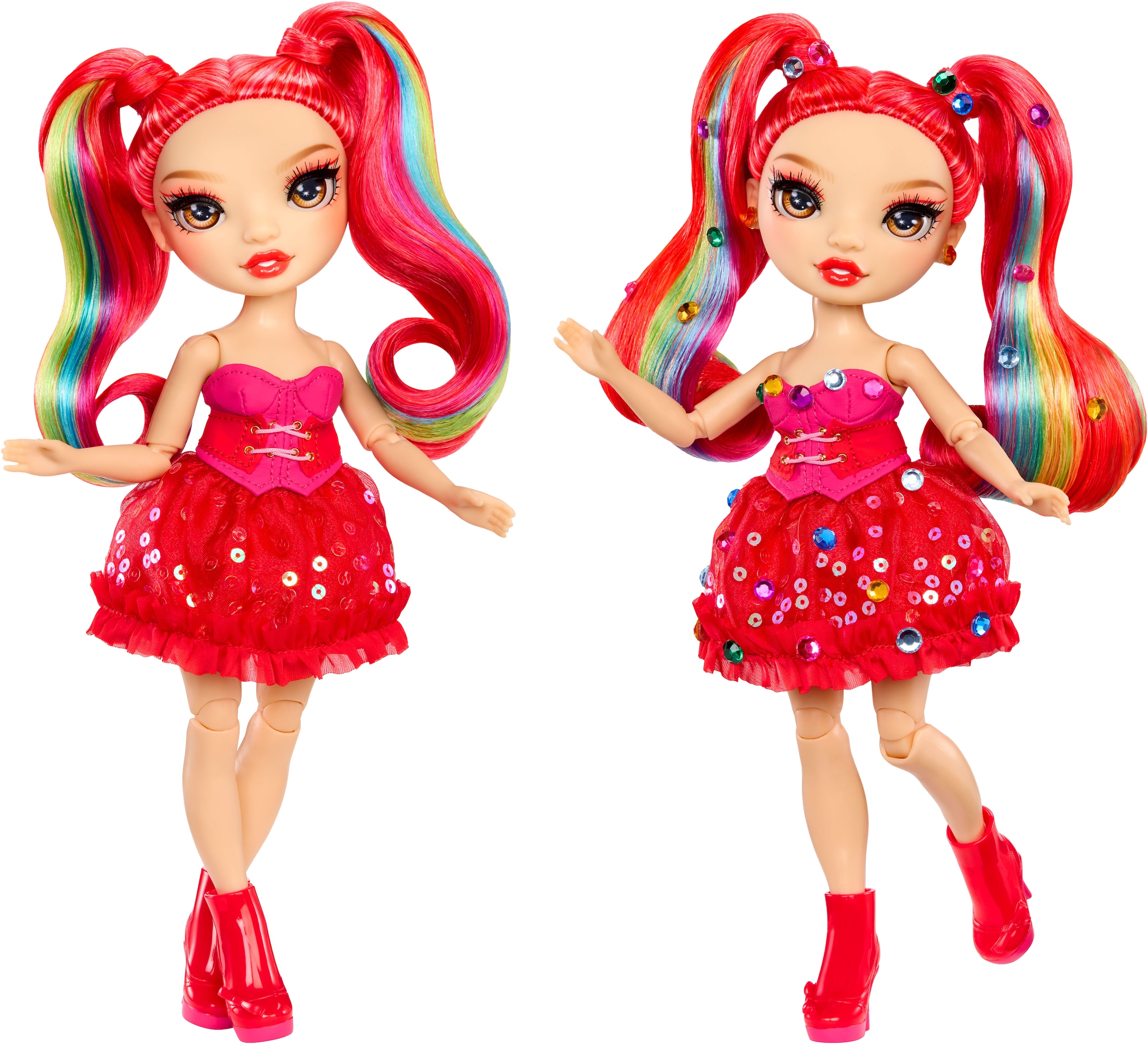 RAINBOW HIGH Poupée à habiller »Rainbow High Be Dazzling Fashion Dolls- Vivienne Rouge«