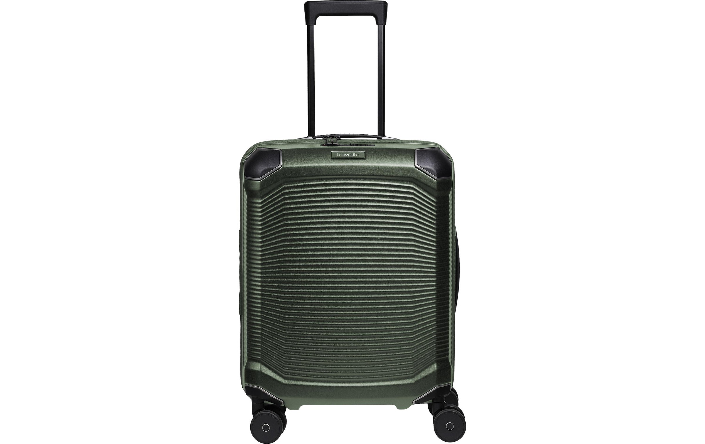 travelite Trolley »MILLENNIUM Reisekoffer Hartschale« 37 litre 4 Rollen aus leichtem Polycarbonat mit stabiler Bauweise und Innenaufteilung