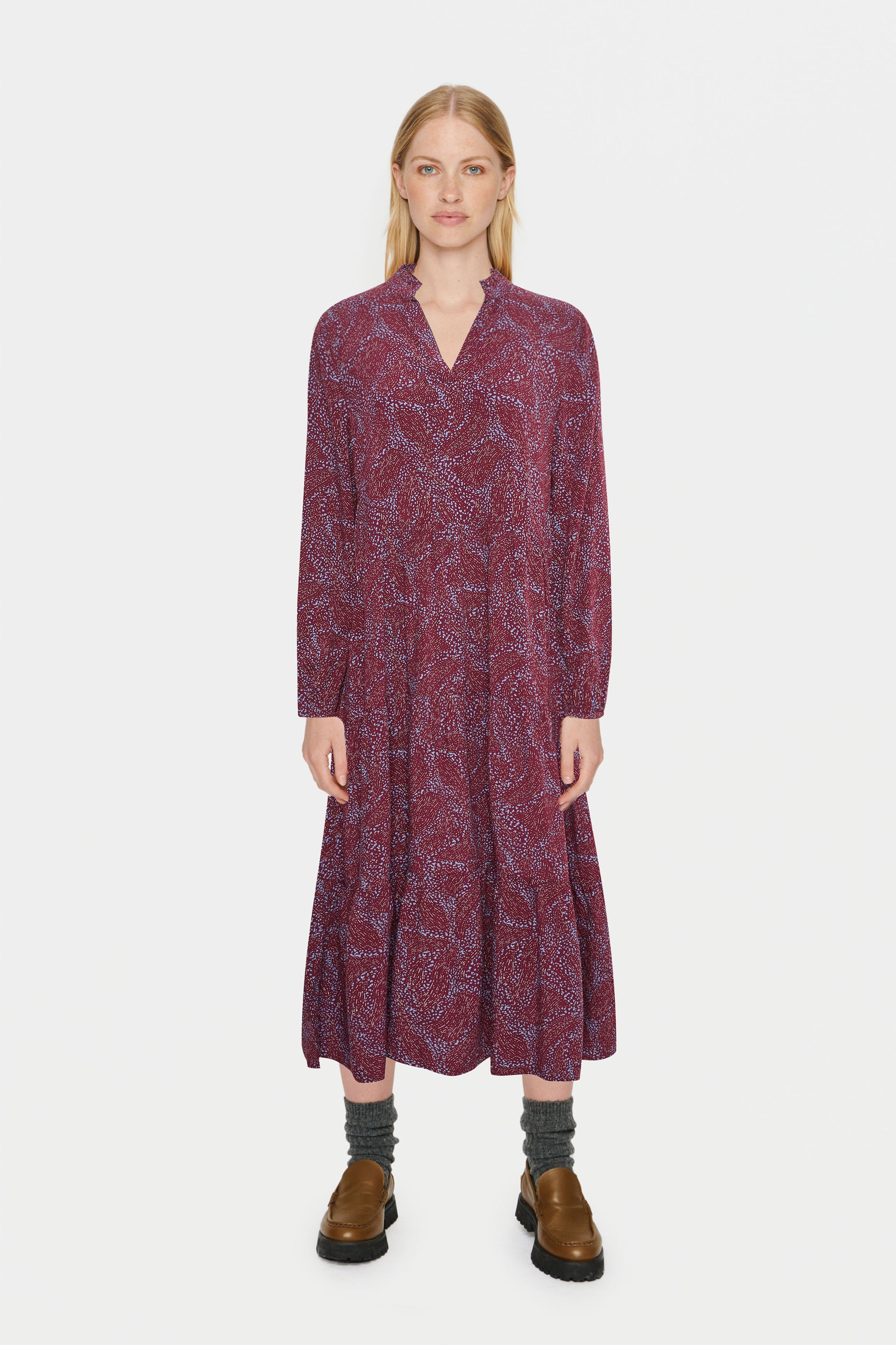 Saint Tropez Sommerkleid »EdaSZ Maxi Dress« mit Volant