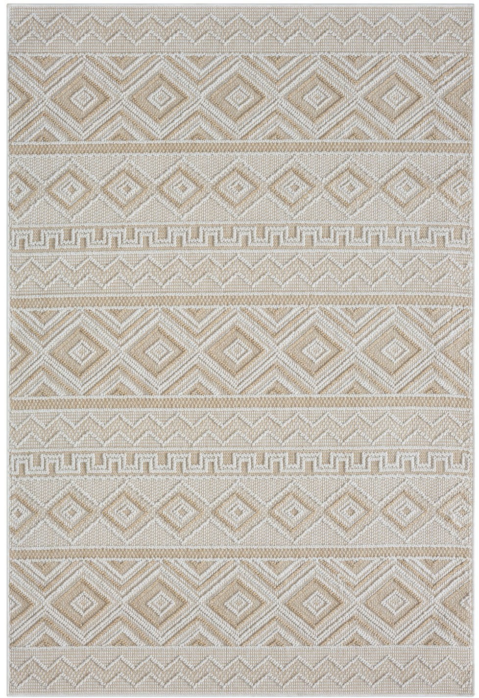 Myflair Möbel & Accessoires Teppich »Vera, LAGERRÄUMUNG!« rechteckig 8 mm Höhe modernes Design, In & Outdoor geeignet, Balkon, Terrasse