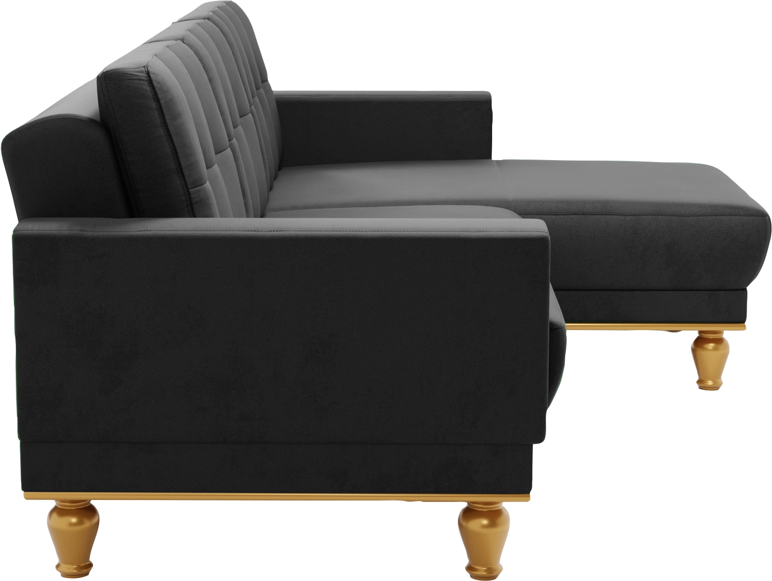 sit&more Ecksofa »Orient 5 L-Form« mit Strass-Stein, wahlweise mit Bettfunktion und Bettkasten