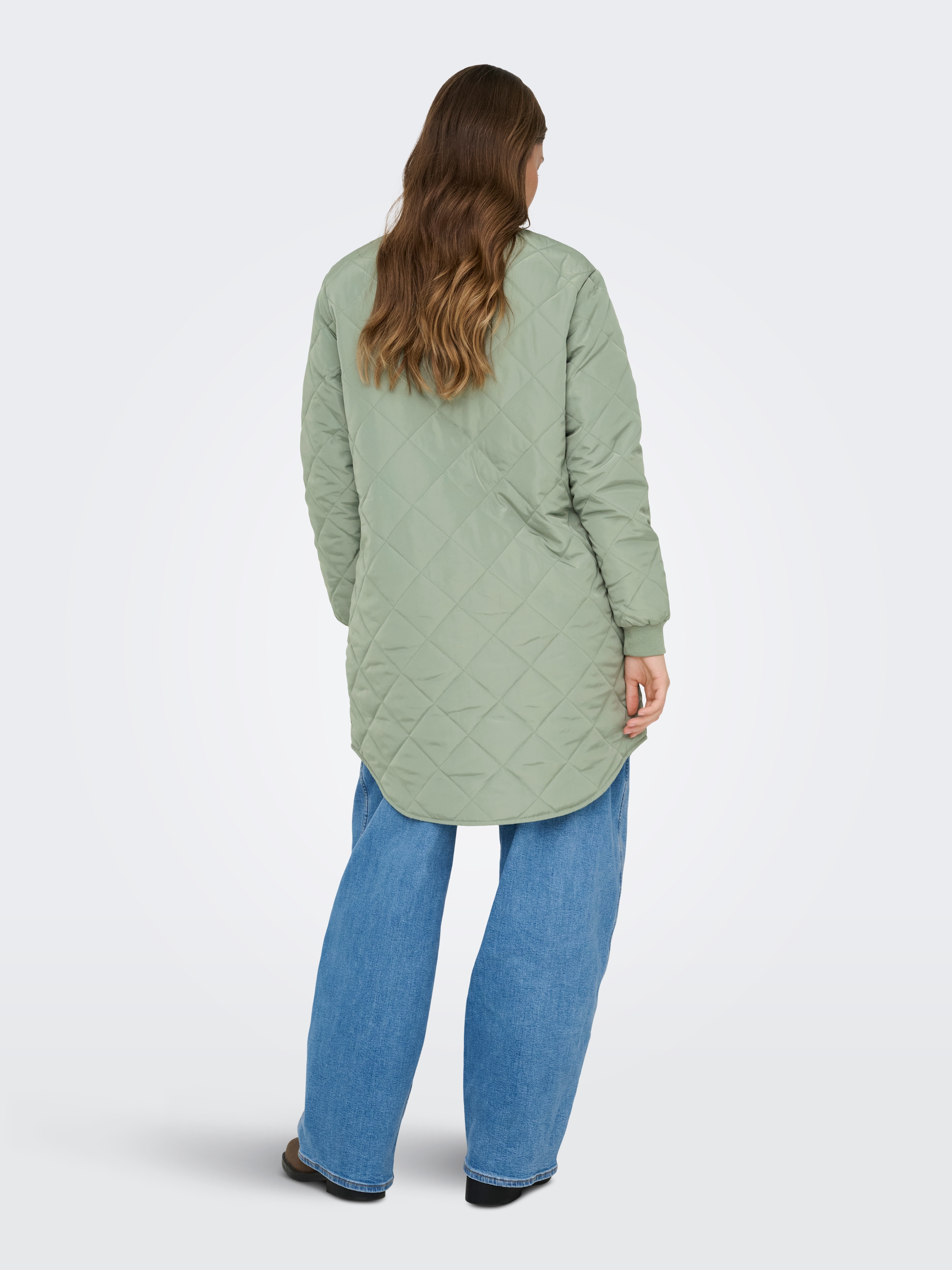 ONLY Manteau matelassé »ONLJESSICA QUILTED COAT ZIP CC OTW« fibre synthétique, style baseball