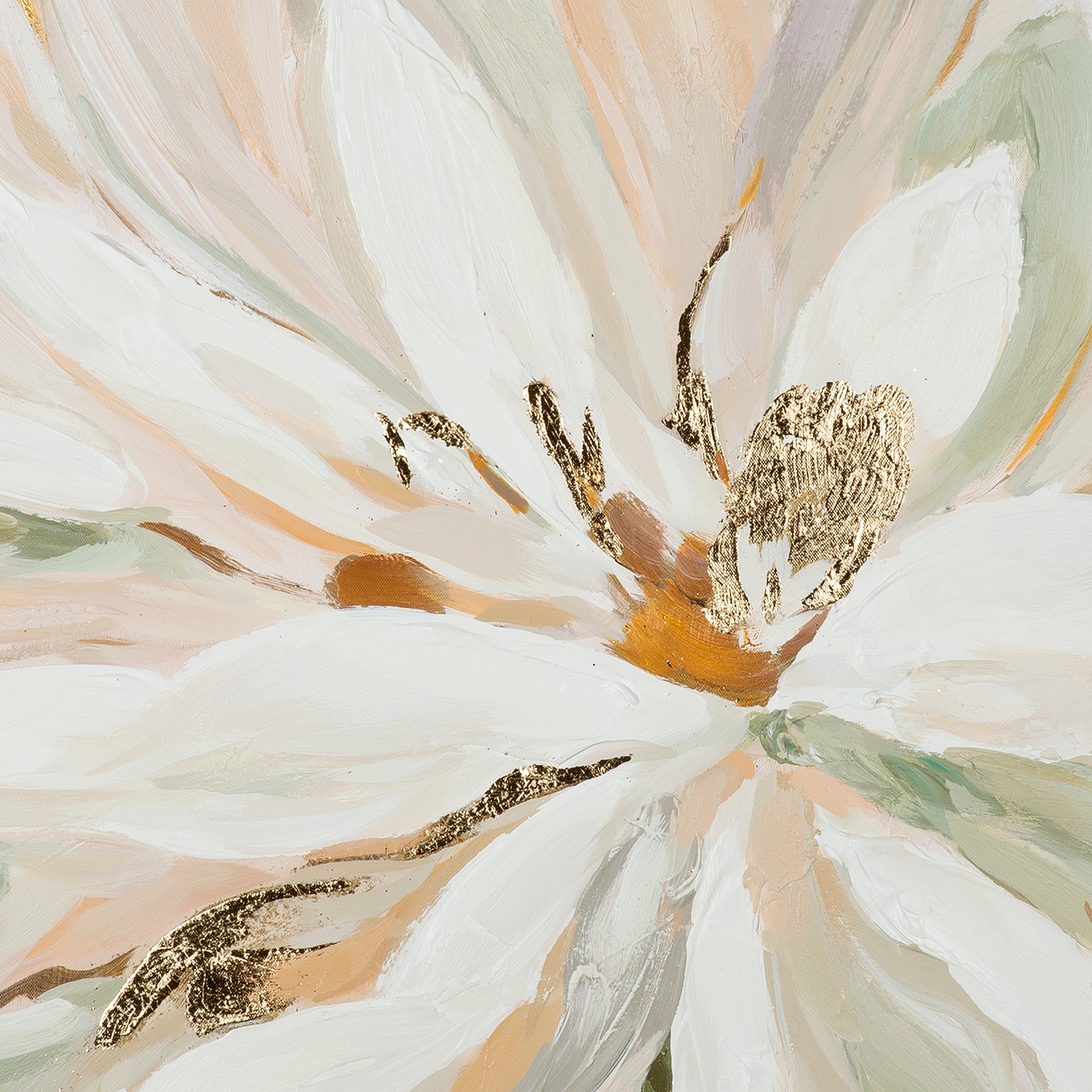 GILDE Leinwandbild »Bild rechteckig Golea weiss H. 80 cm« 1 Stk. tlg.