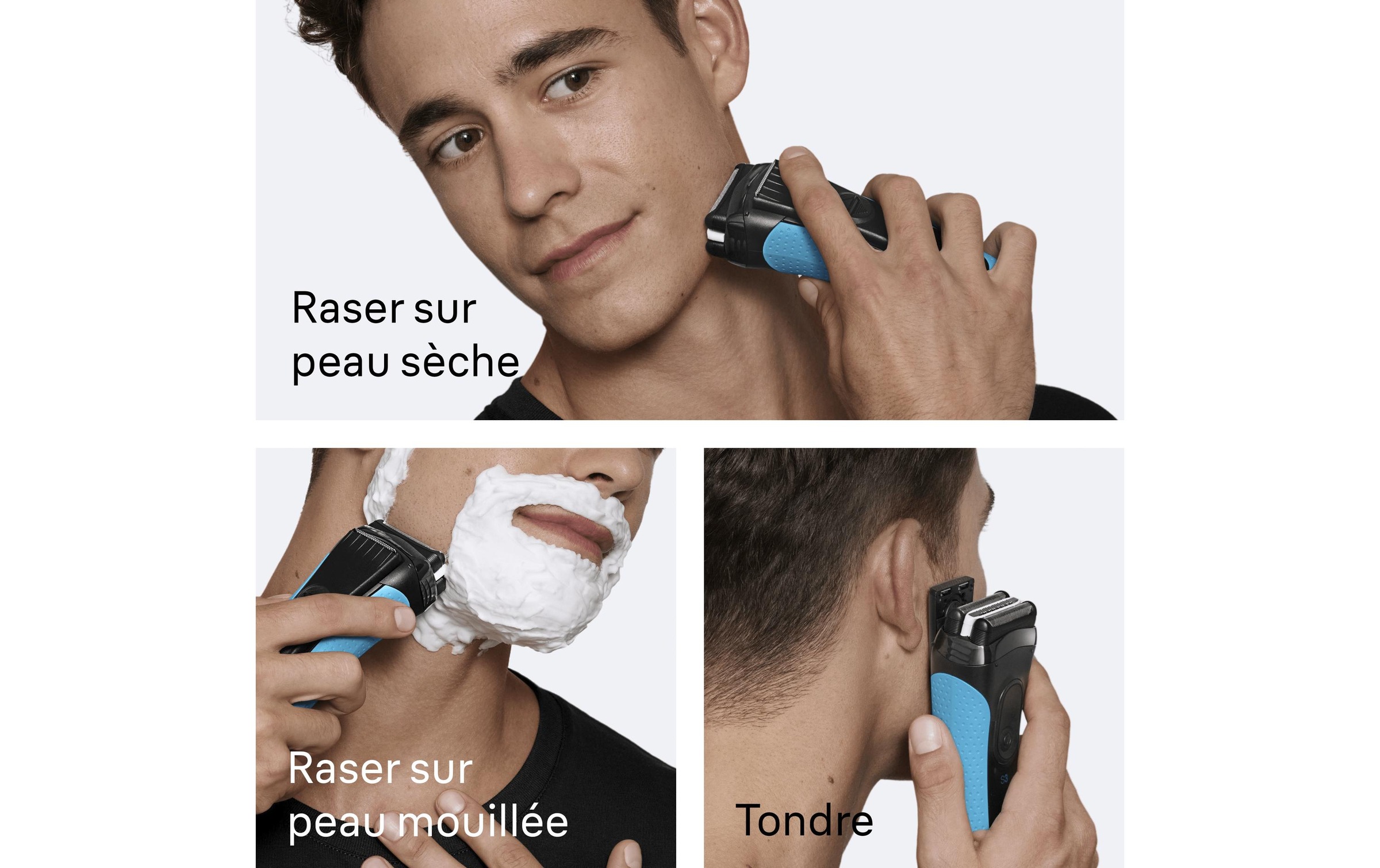 Braun Gesichtshaarrasierer »Series 3+ 3040s« Gesicht