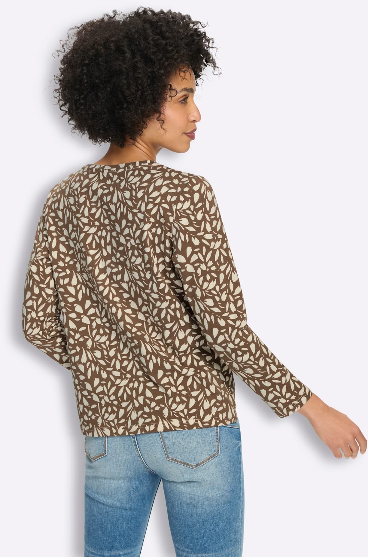 heine T-shirt à manches longues »Druck-Shirt« 1