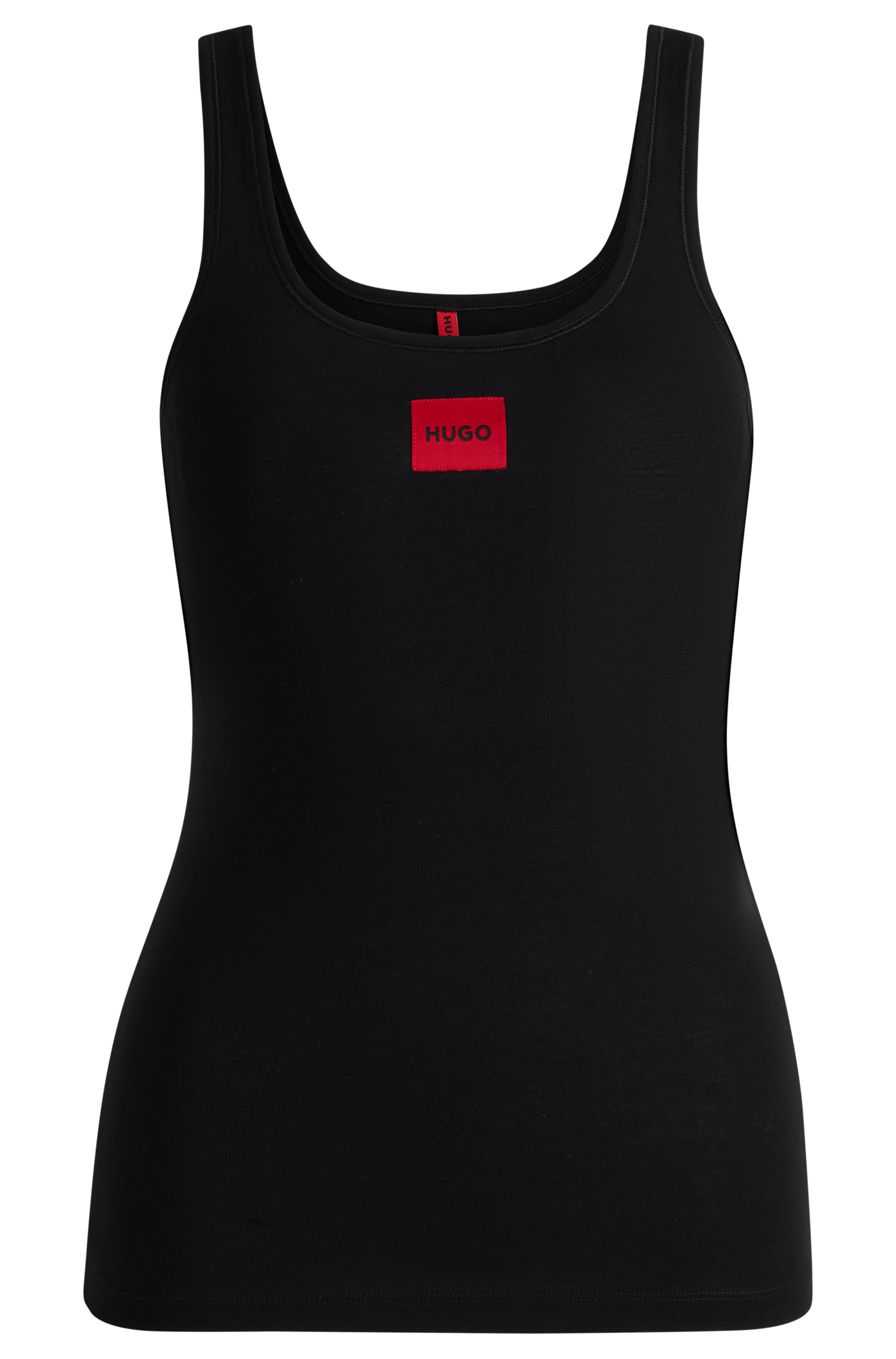 HUGO Underwear Top à bretelles »VEST RED LABEL« mit rotem Labelaufnäher