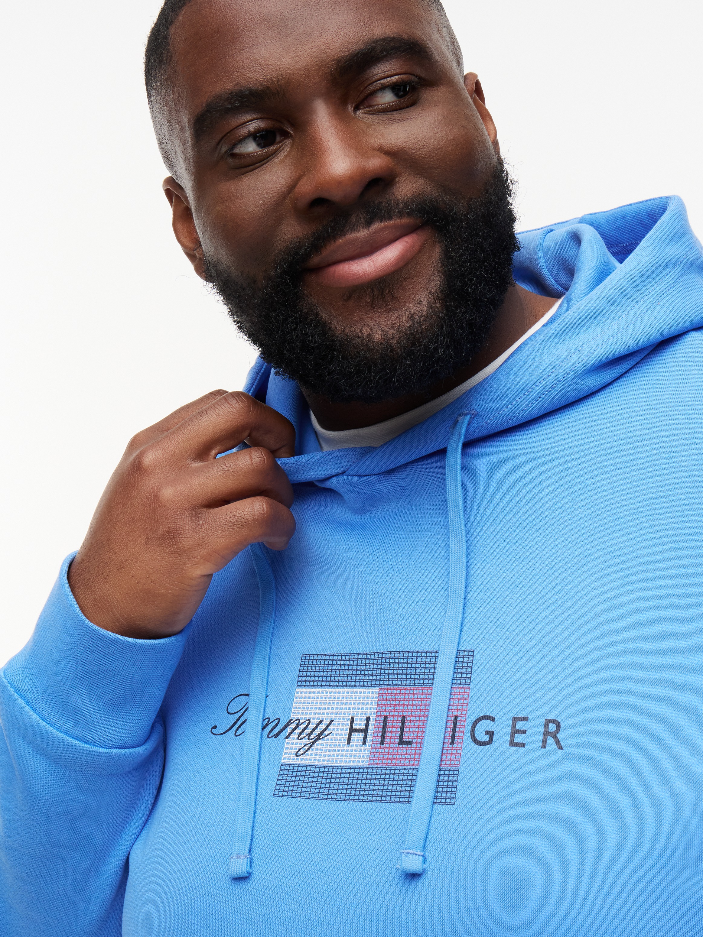 Tommy Hilfiger Big & Tall Hoodie »BT-SCRIPT FLAG«, Grosse Grössen
