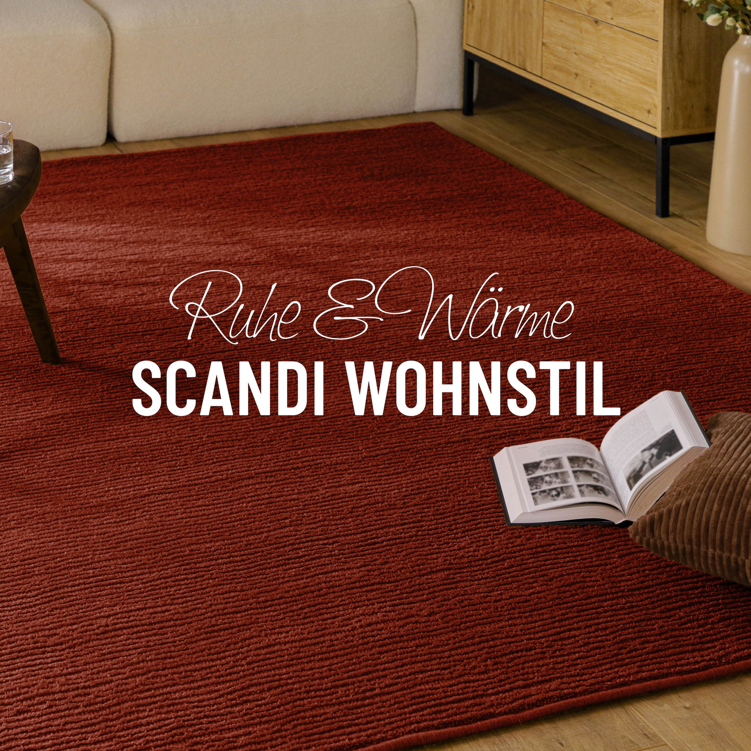 Wecon home Teppich »Castello ONE« rechteckig 7 mm Höhe Schurwolle, Kurzflor mit Hoch-Tief-Effekt, Wohnzimmer, Rautenmuster