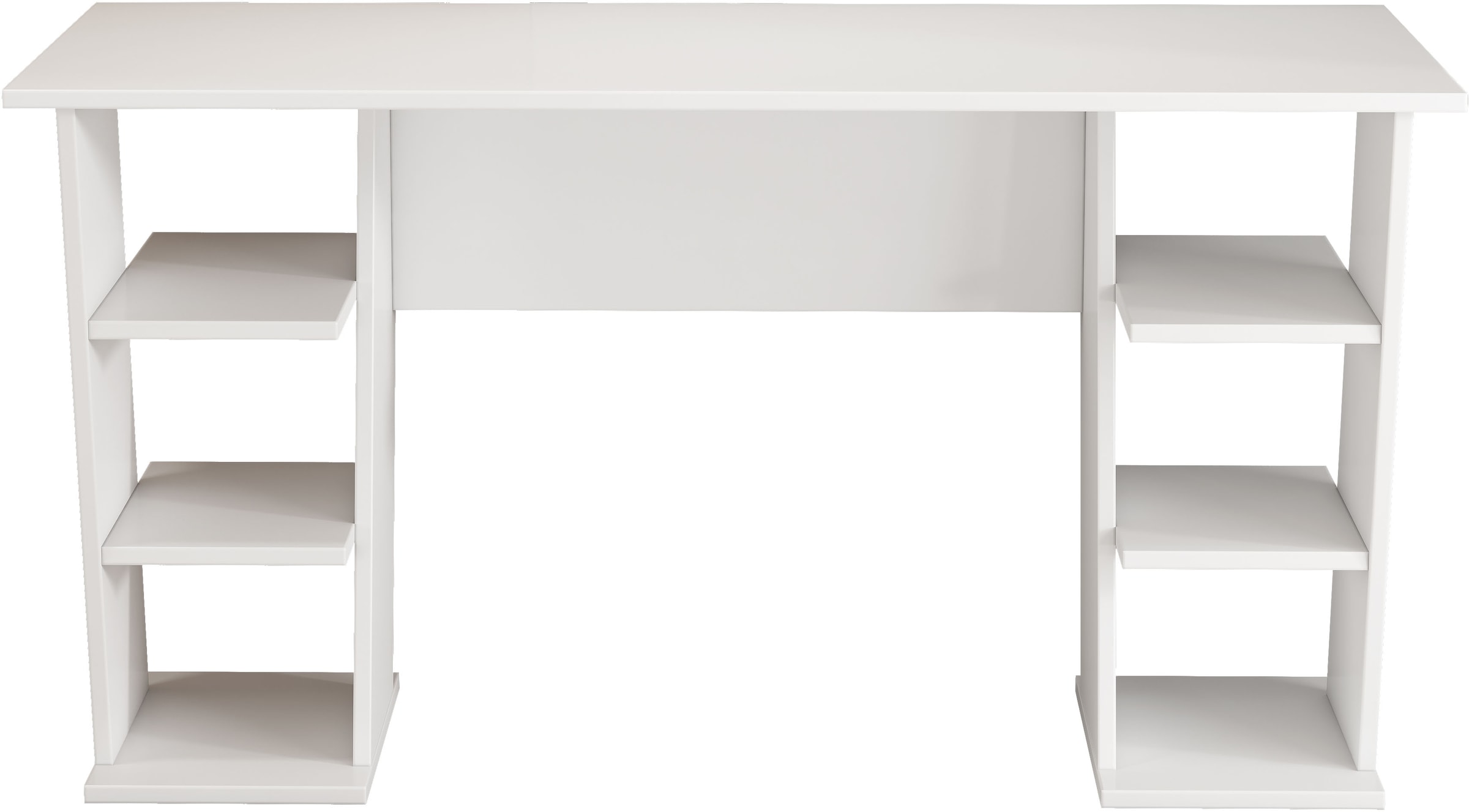 GOODproduct Schreibtisch »Ezzell« Set,  Regalschreibtisch mit Ablagen, modernes Design, Breite 137 cm