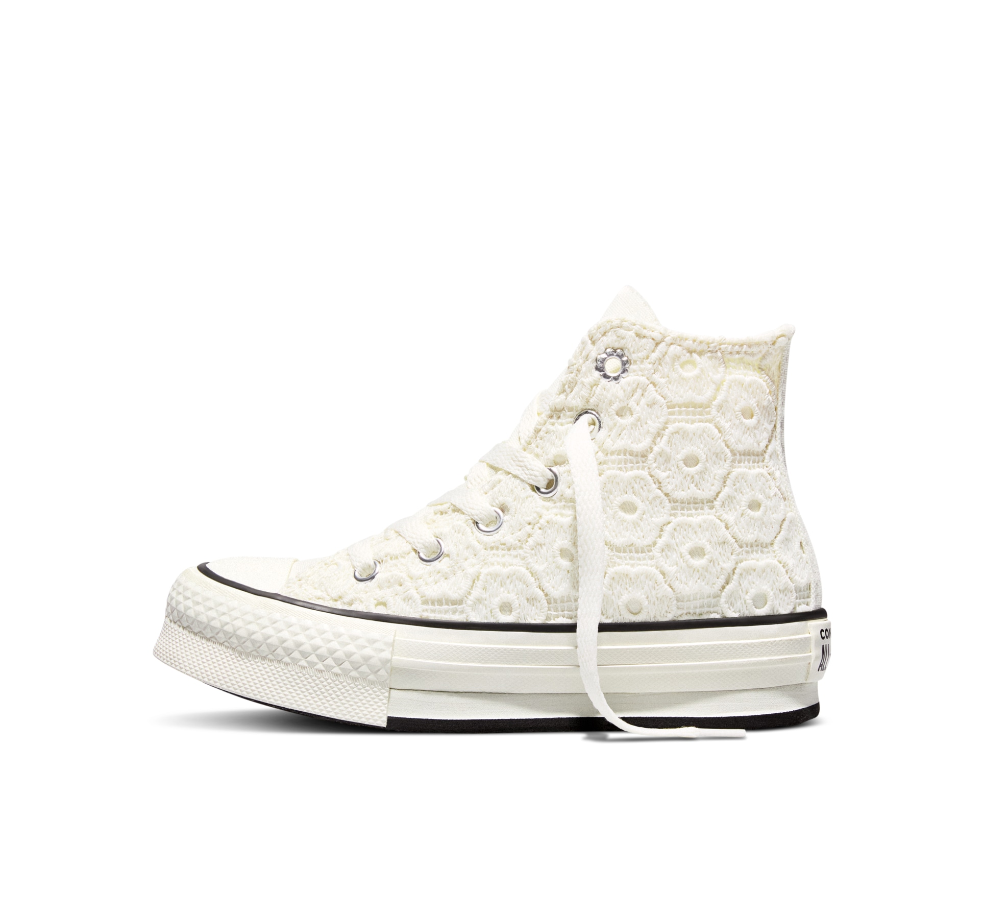 Converse Sneakers »CHUCK TAYLOR ALL STAR EVA LIFT PLATFORM FLORAL CROCHET«  pour activités sportives, avec semelle extérieure légèrement profilée