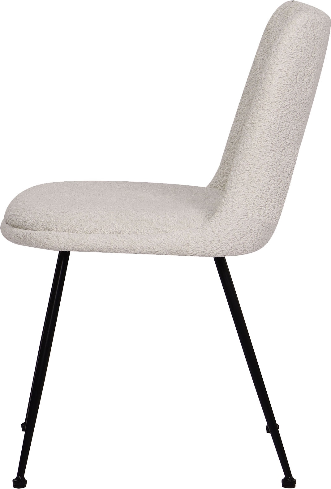 SIT Chaise à 4 pieds »Krakau 2er-Set Bouclé Esszimmerstühle mit Metallgestell« (Ensemble) 2 cuisHousse bouclé certifiée Öko-Tex & design polyvalent