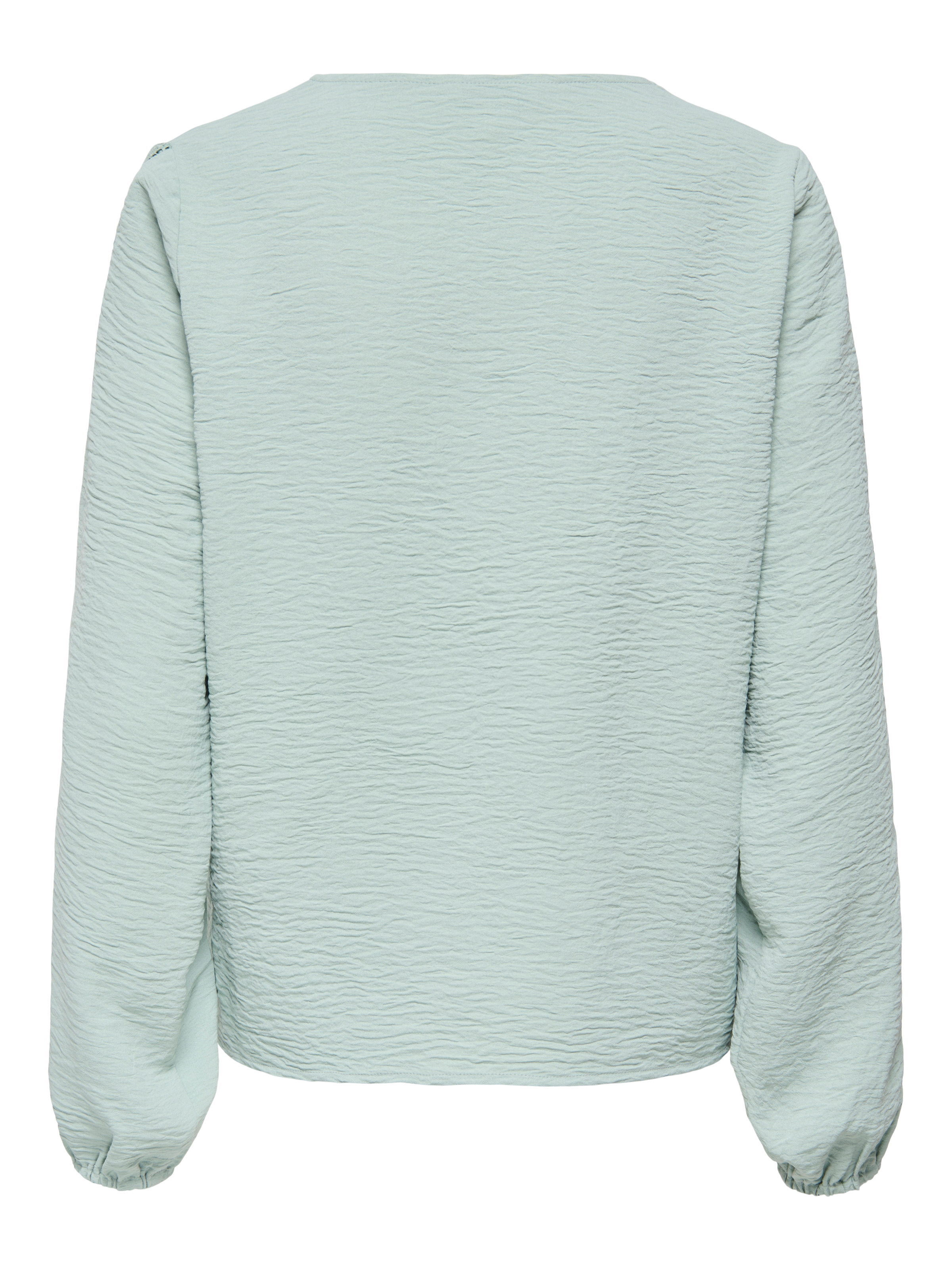 ONLY Blouse à manches longues »ONLGREGOR METTE LS LACE TOP WVN« Kunstfaser, regular fit, V-Ausschnitt, Regular Waist