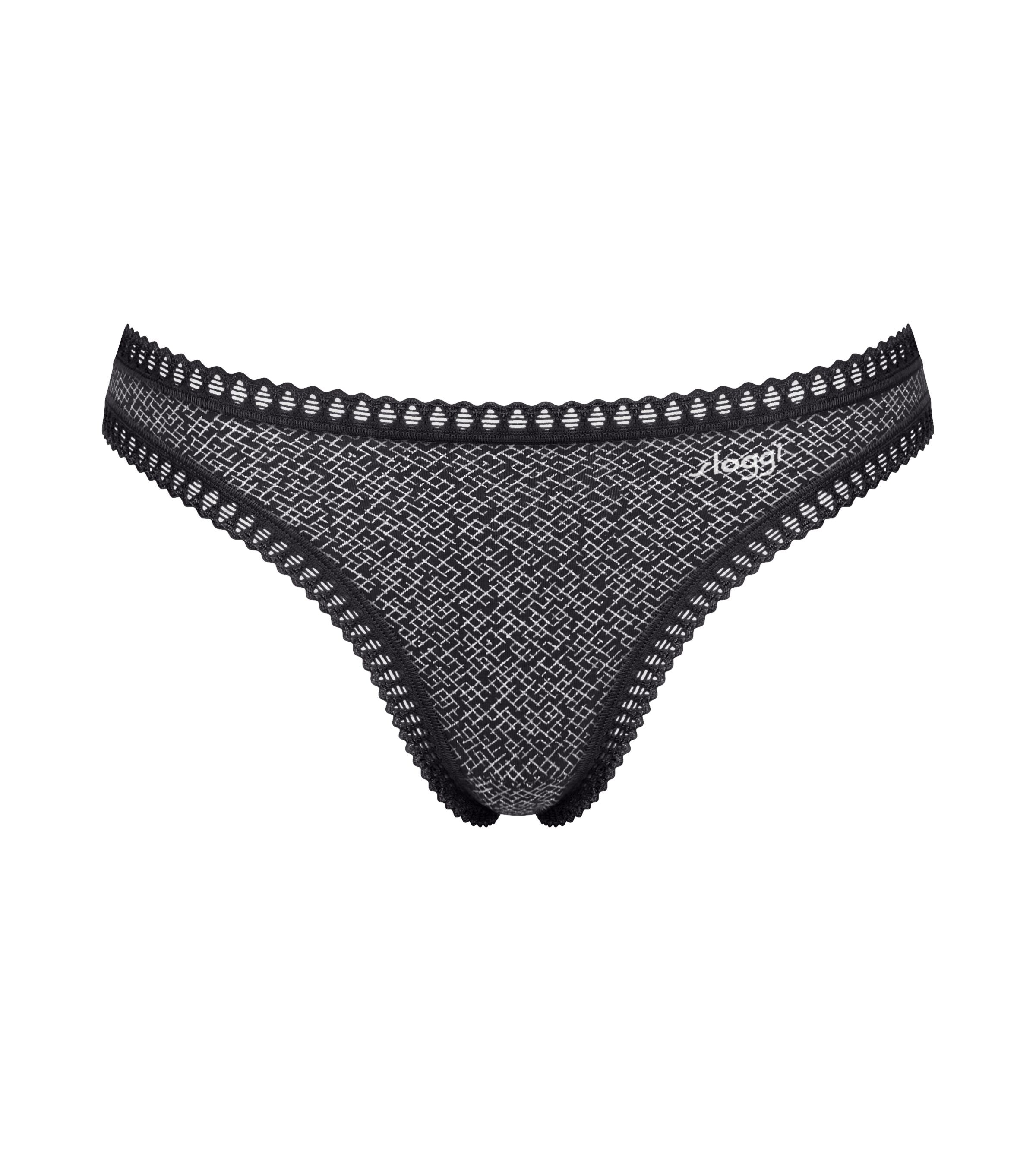 sloggi String »GO Crush« détails en dentelle extensible, multipack, mélange coton, confortable