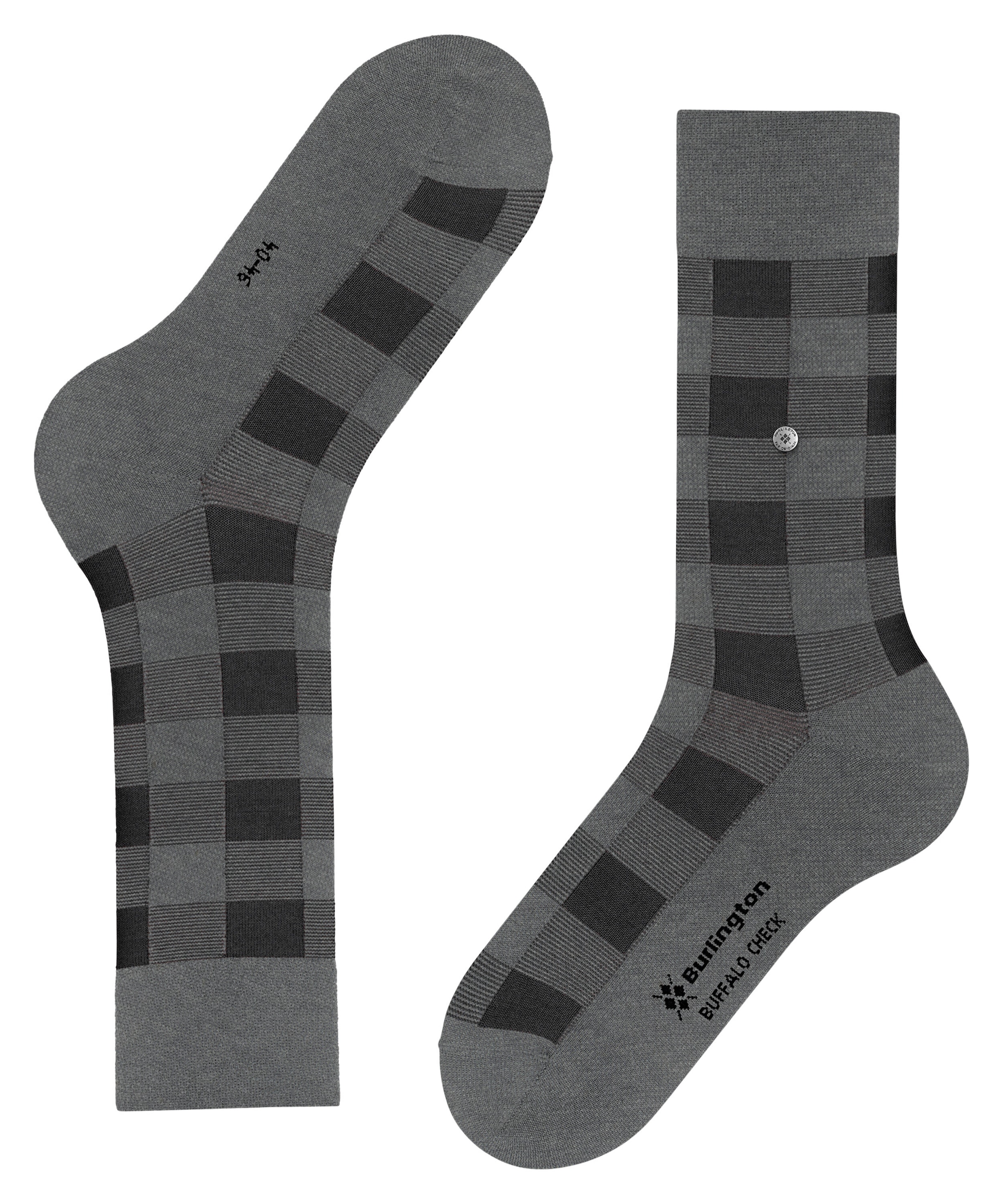 Burlington Chaussettes »Buffalo Check« taille unique 40-46, mélange laine chaud, carreaux bûcheron