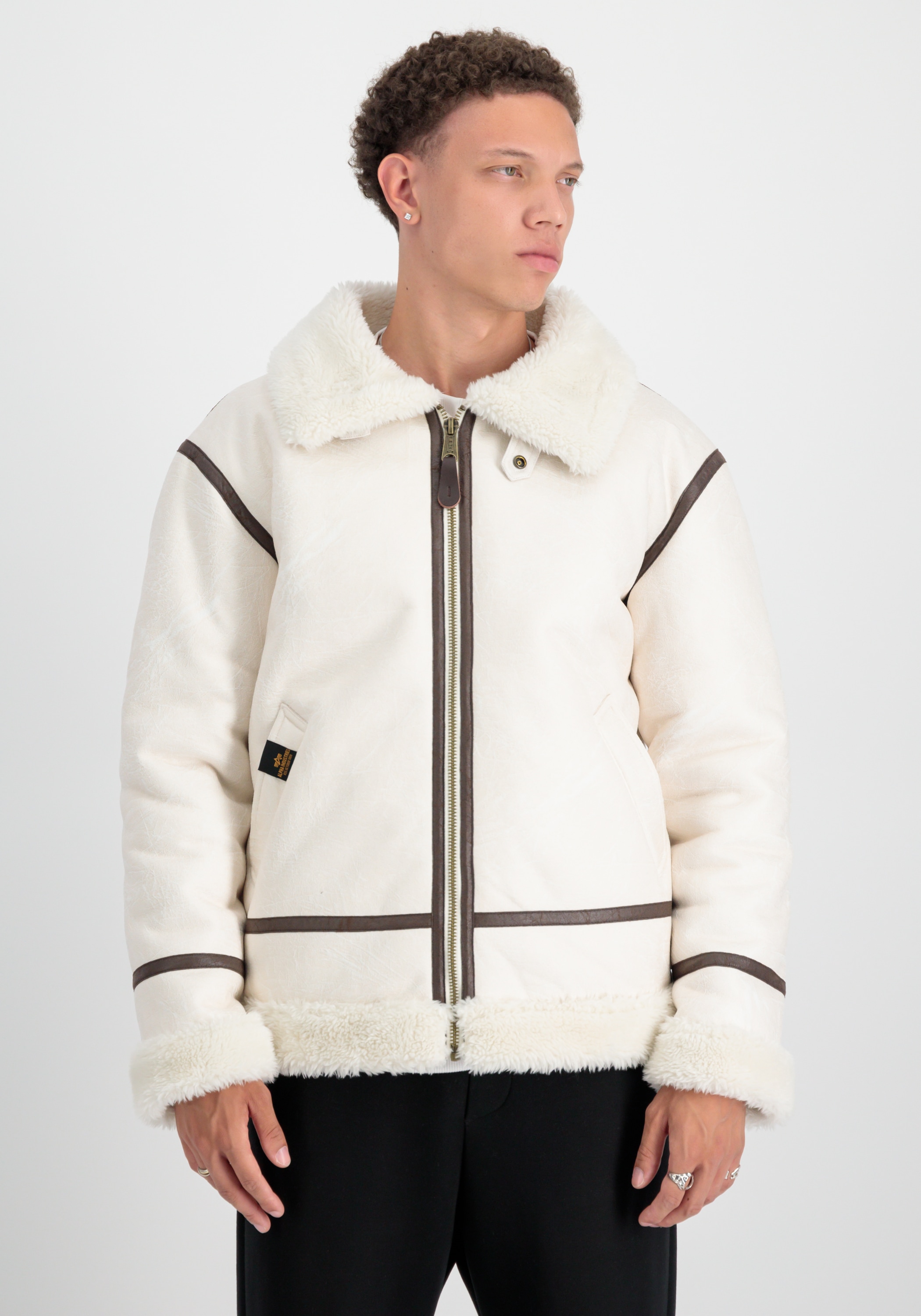 Alpha Industries Veste en cuir »B-3 Faux Leather«