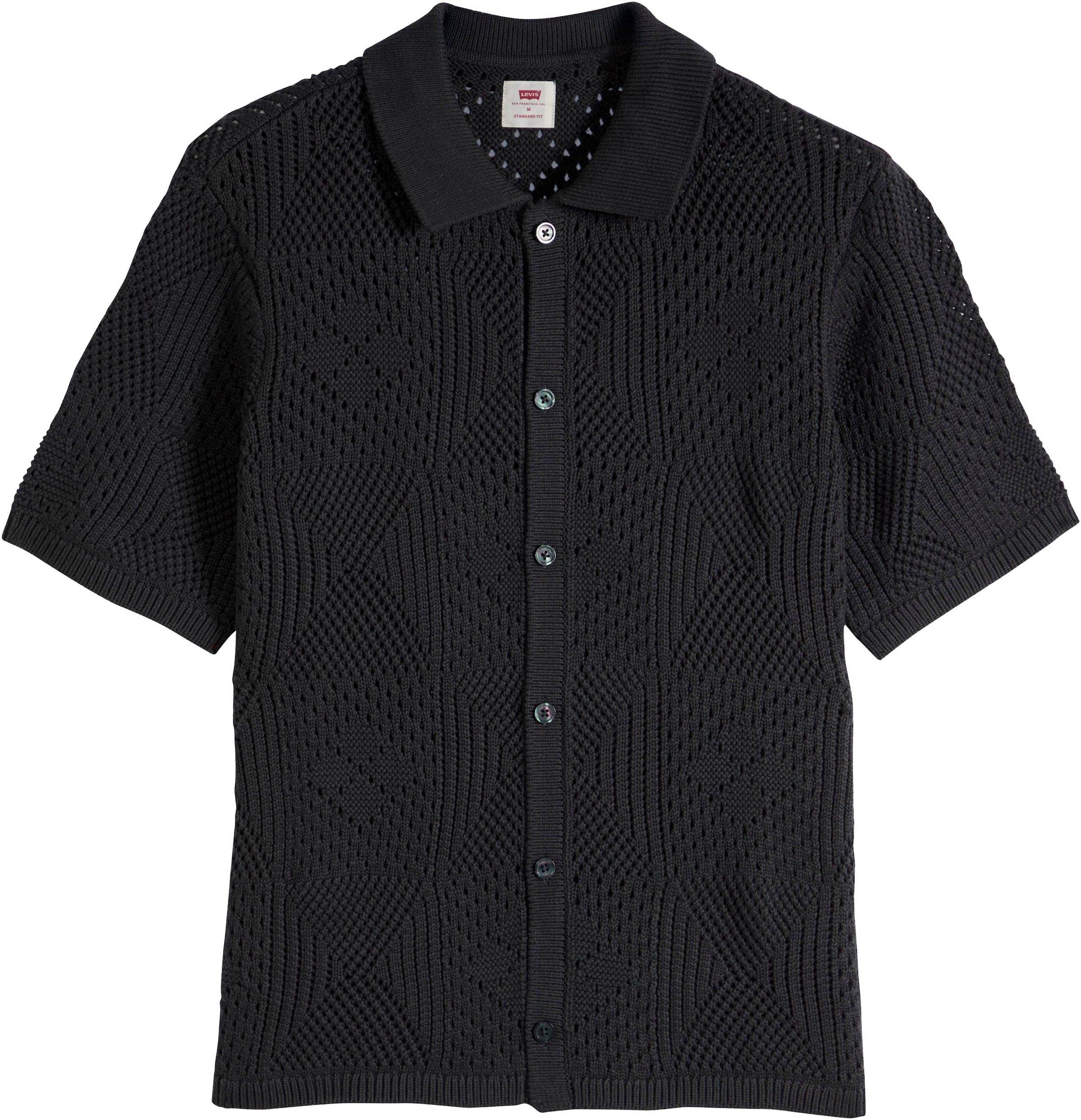 Levi's® Pull en tricot »SWEATER CAMP SHIRT« mit Strickmuster