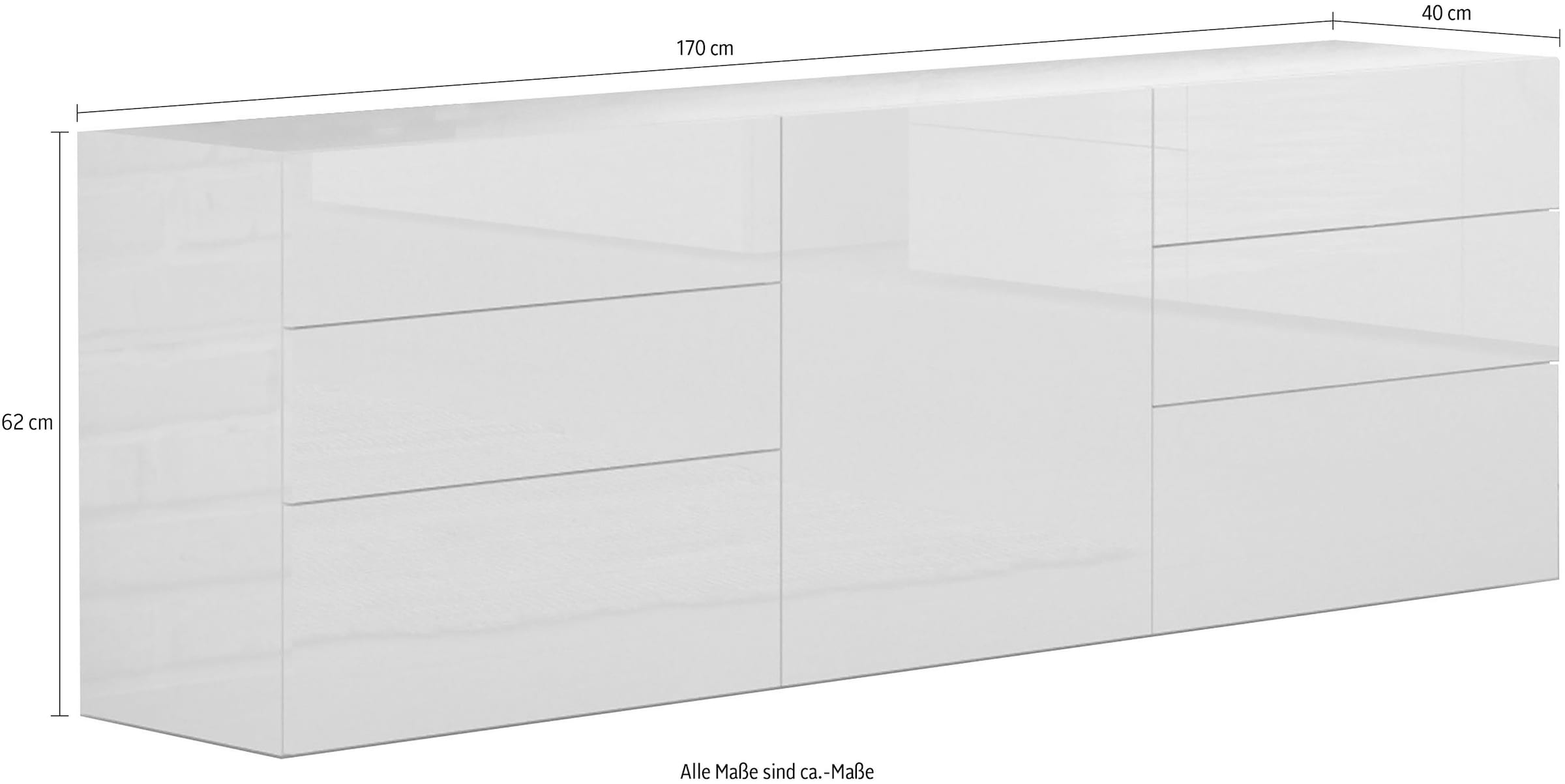 INOSIGN Sideboard »Metis« Breite 170 cm