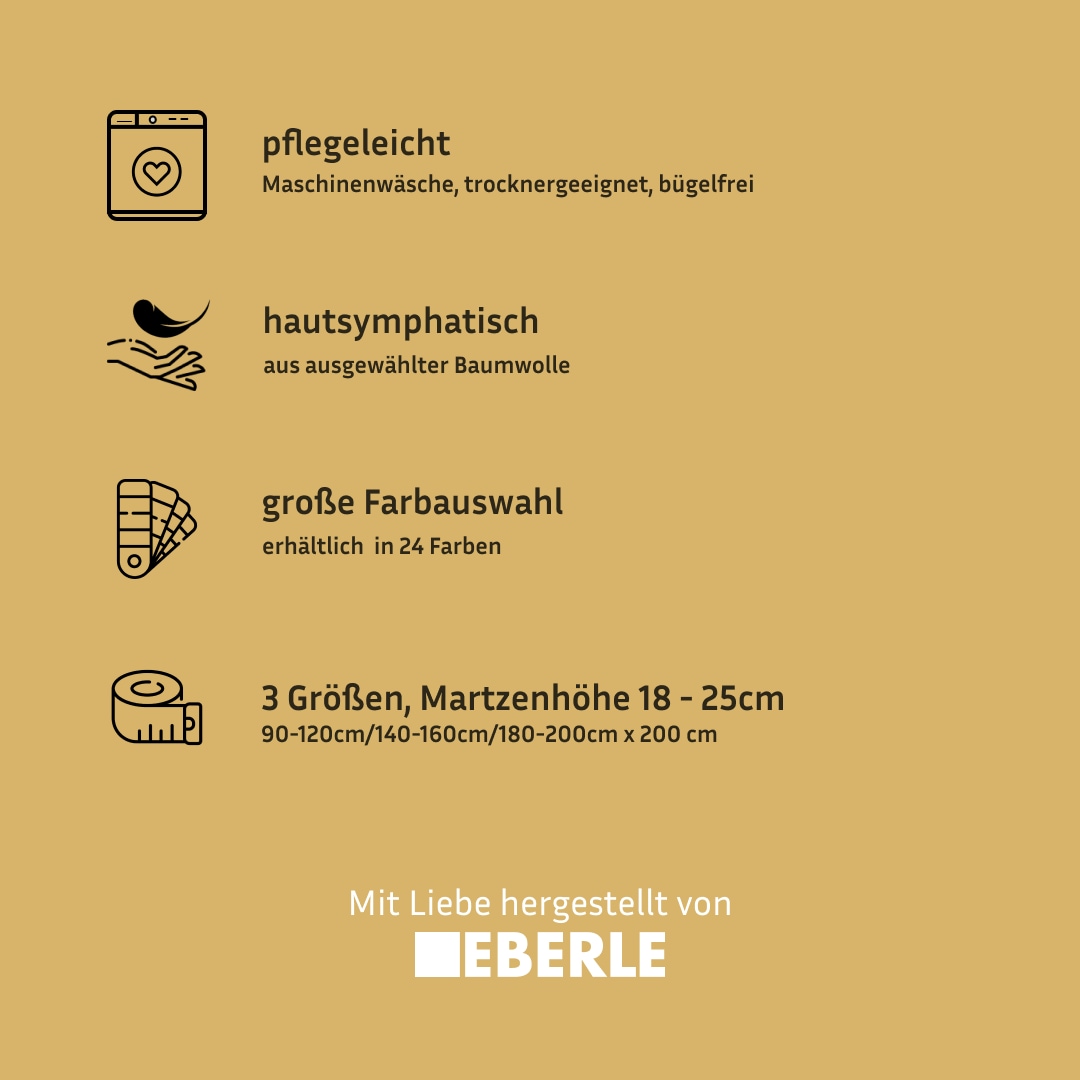 bellana Spannbettlaken »Mako-Jersey exclusiv in Gr. 90x200, 140x200 oder 180x200 cm« aus Baumwolle, für Matratzen bis 25 cm Höhe, Bettlaken, Spannbetttuch