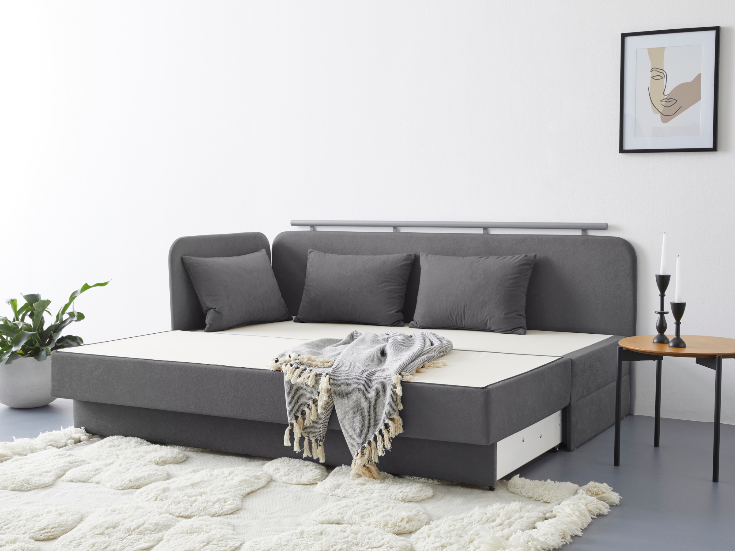 Maintal Chaise longue rembourrée »Diana« mit Stauraum
