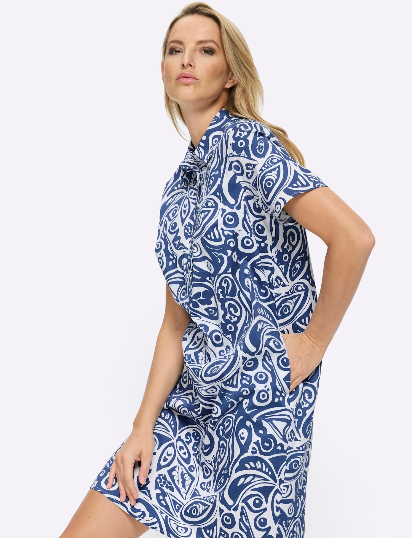 heine Sommerkleid »Druck-Kleid« Nahttasche