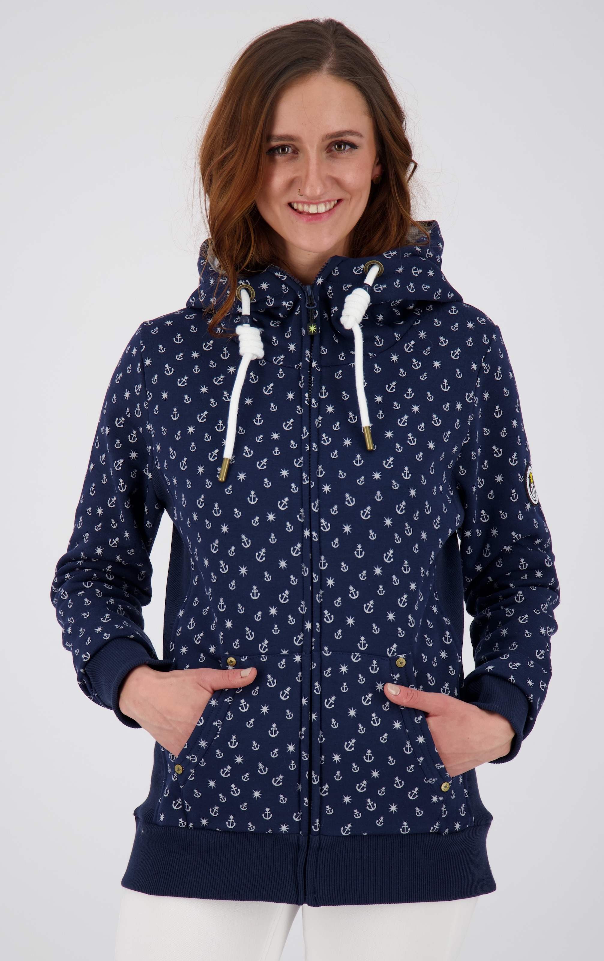 ankerglut Kapuzensweatshirt »ANCHORAGE Women«, in lässigem Oversized-Schnitt

