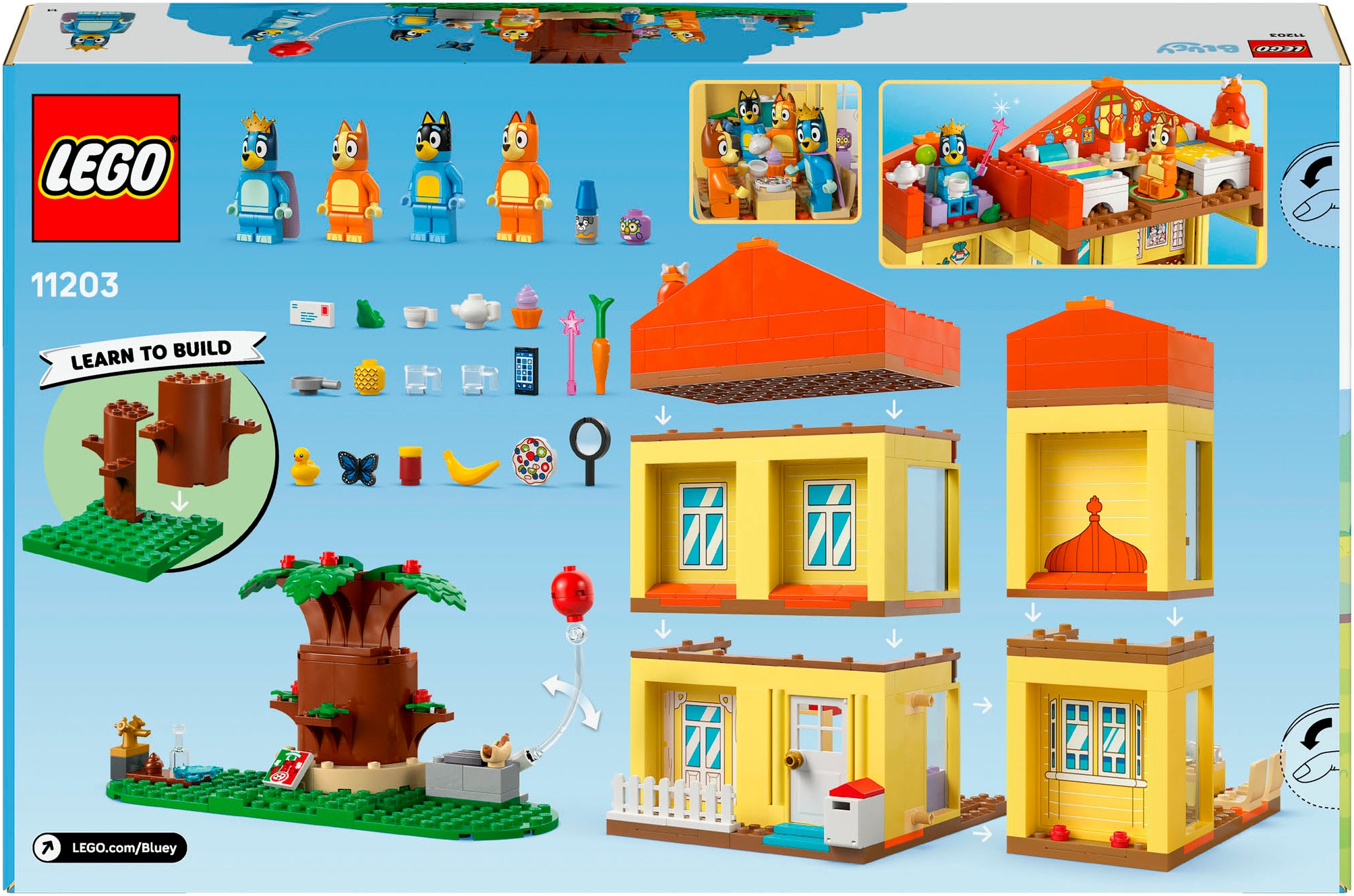 LEGO® Konstruktionsspielsteine »Blueys Haus (11203), LEGO Bluey« Made in Europe